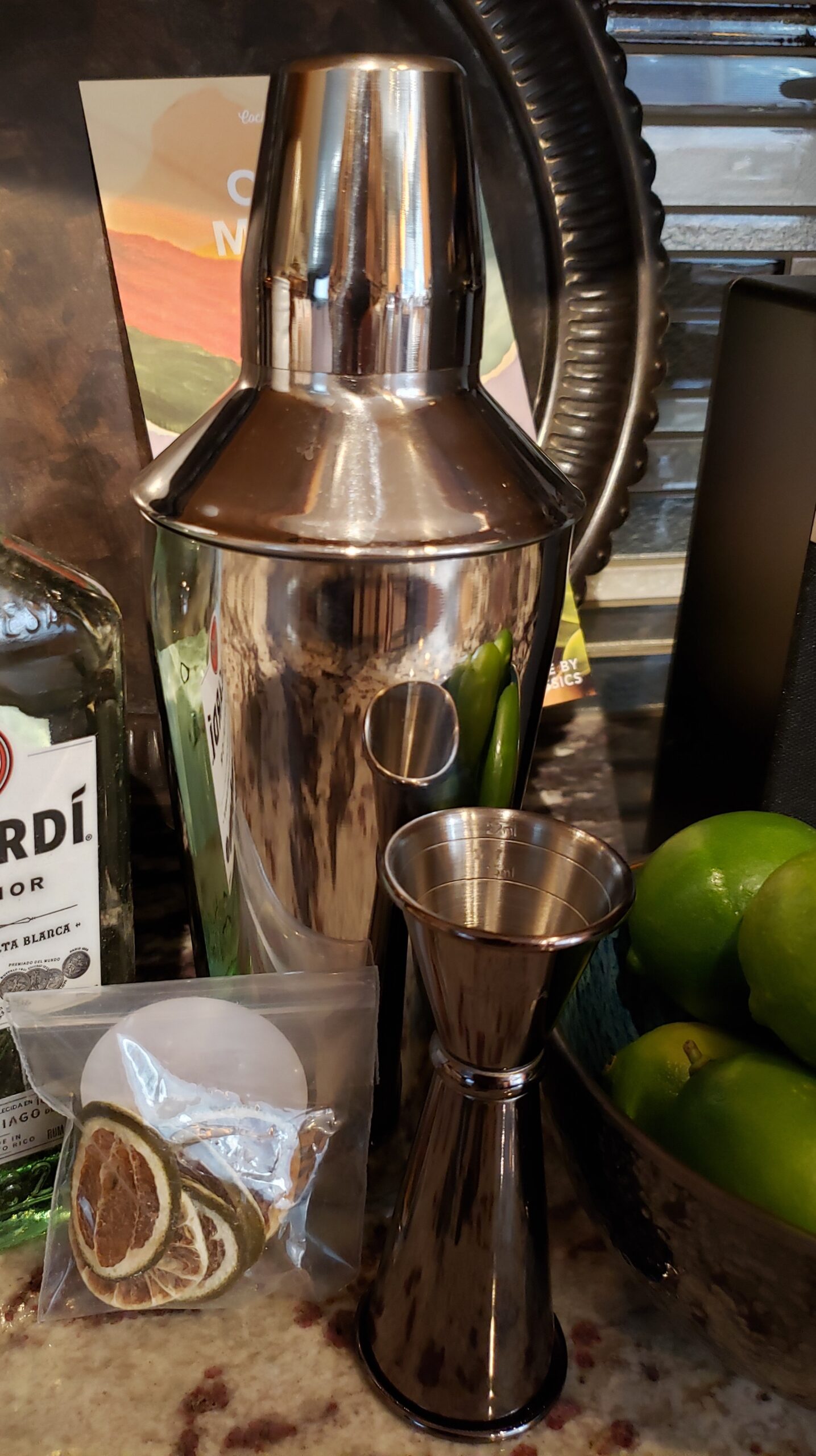 Homestia Premium Japanese Cocktail Jigger - 2 OZ 1 OZ Double Bartending Jigger, Shot Measure Jiggers, 304 Stainless Steel with Measurements - Bar Jigger Bartender Tool Accessories - Silver customer photo 2