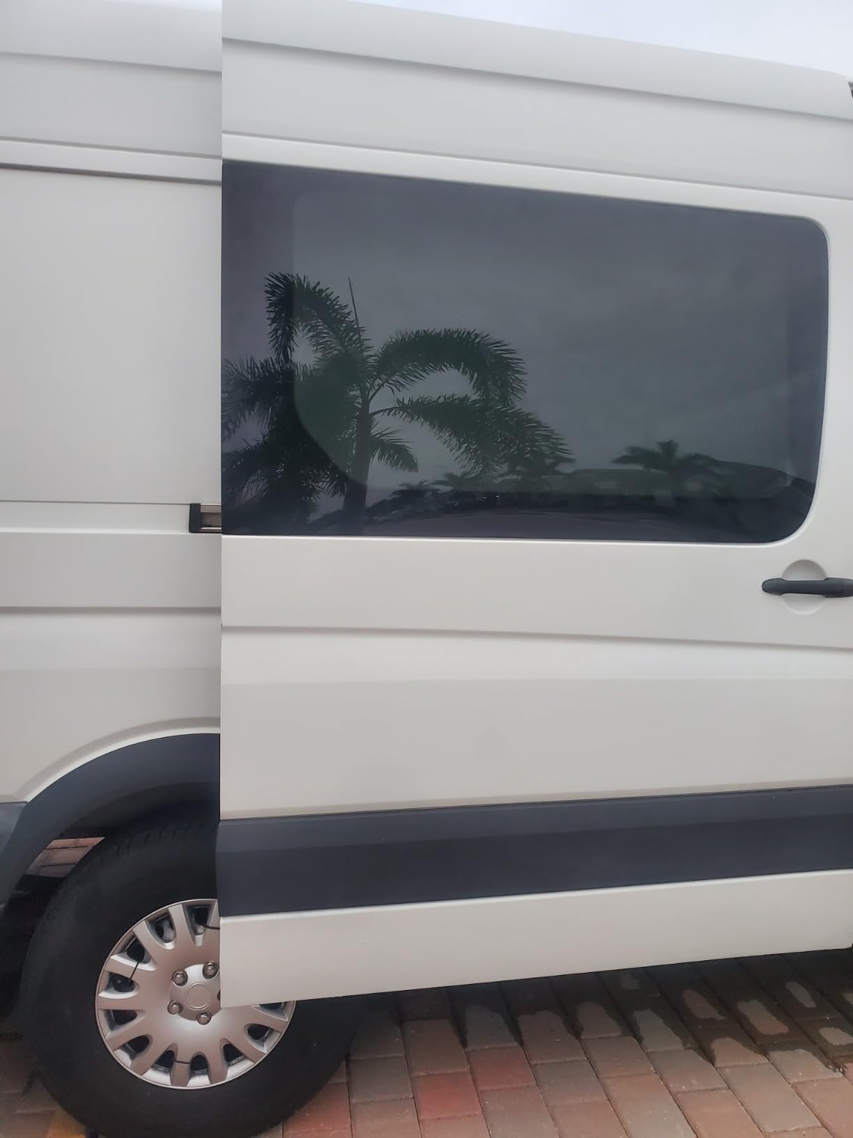 Privacy Passenger Right Side Sliding Cargo Door Window Door Glass Compatible with Freightliner Sprinter/Mercedes Benz Sprinter/Dodge Sprinter 144 & 170 WB Van 2007-2025 Models customer photo 1