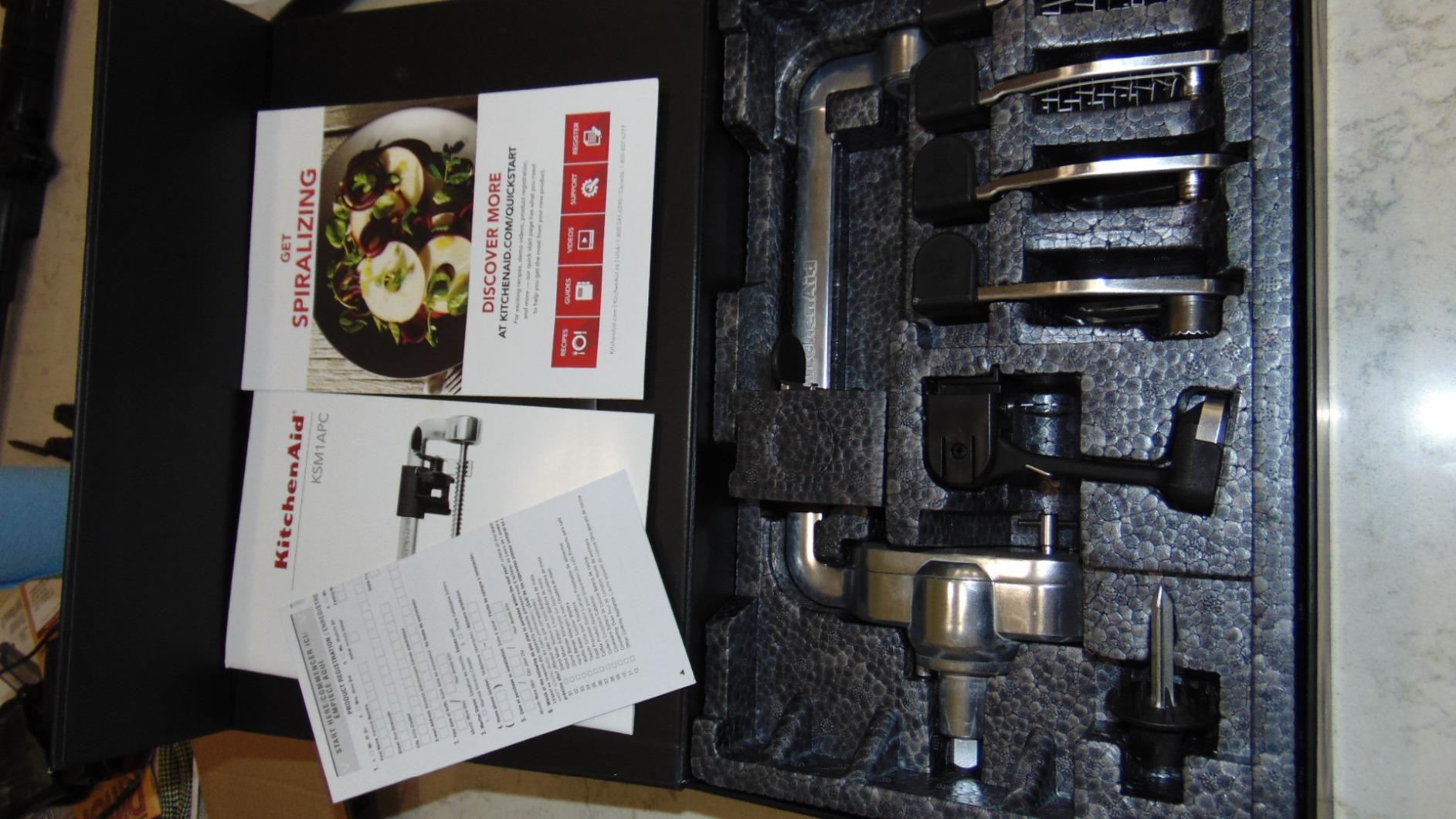 KitchenAid 7 Blade Spiralizer Plus with Peel, Core and Slice - KSM2APC customer photo 2