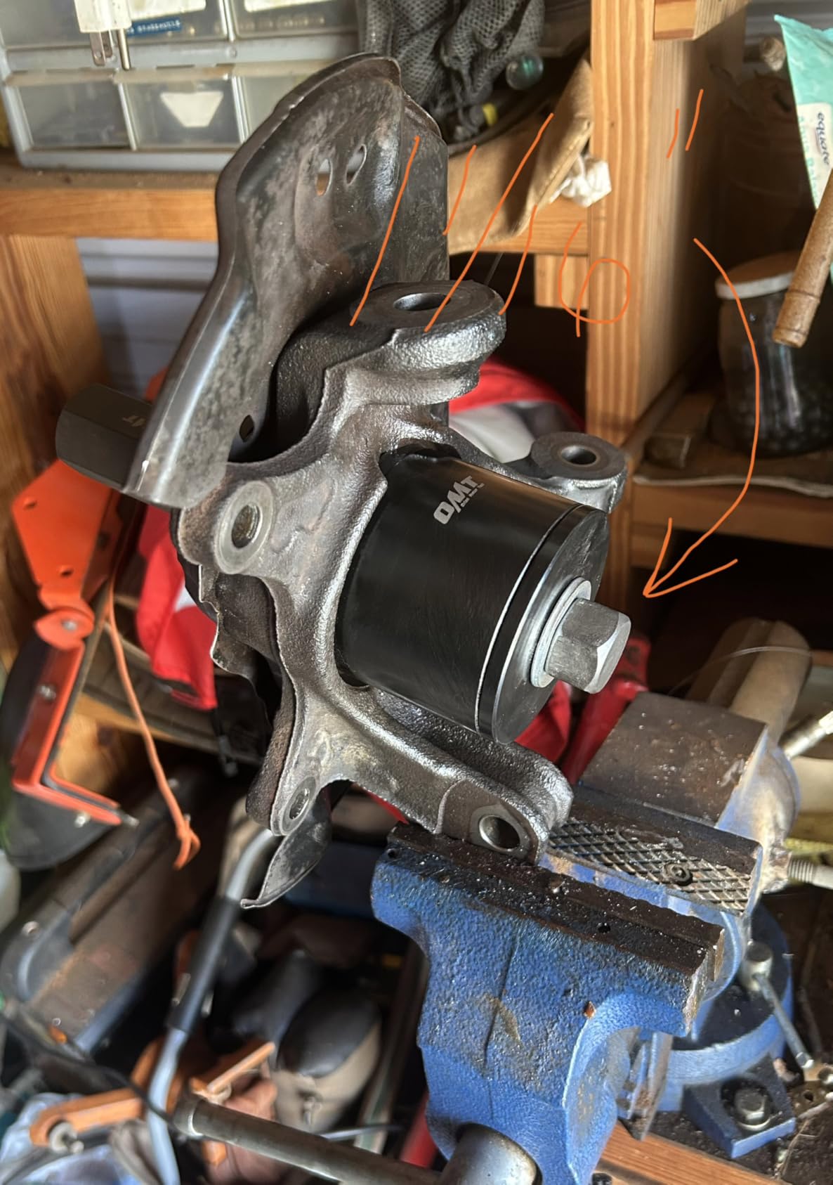 Orion Motor Tech Wheel Bearing Press Kit for Front Wheel Drive Bearing Removal & Installation, 24pc Wheel Bearing Puller Tool Set with Sliding Screws Universal Bushings Sleeves Storage Case customer photo 1