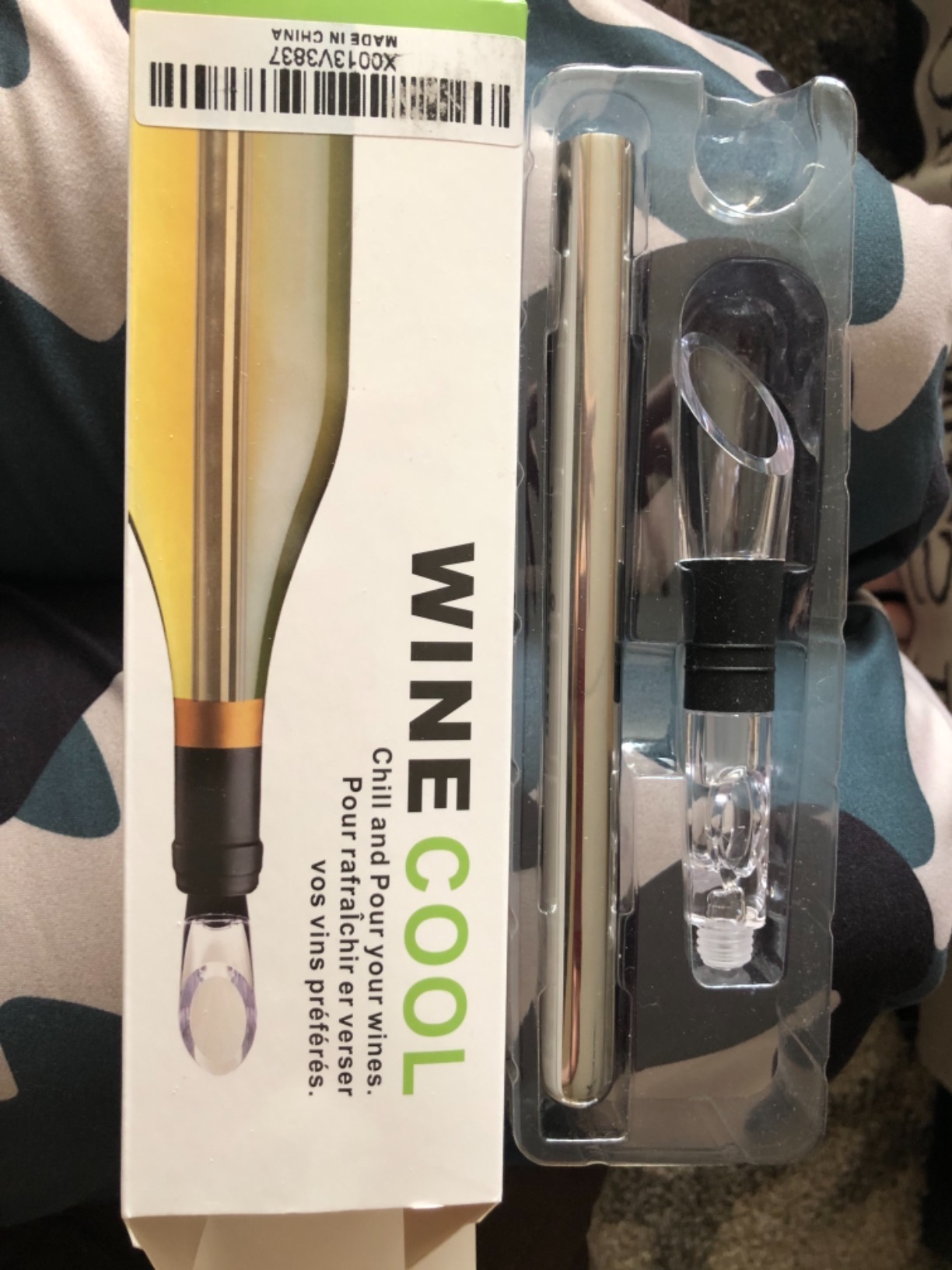 Wine Chiller, 3-in-1 Stainless Steel Wine Bottle Cooler Stick - Rapid Iceless Wine Chilling Rod with Aerator and Pourer - The Best Wine Accessories Gift customer photo 2