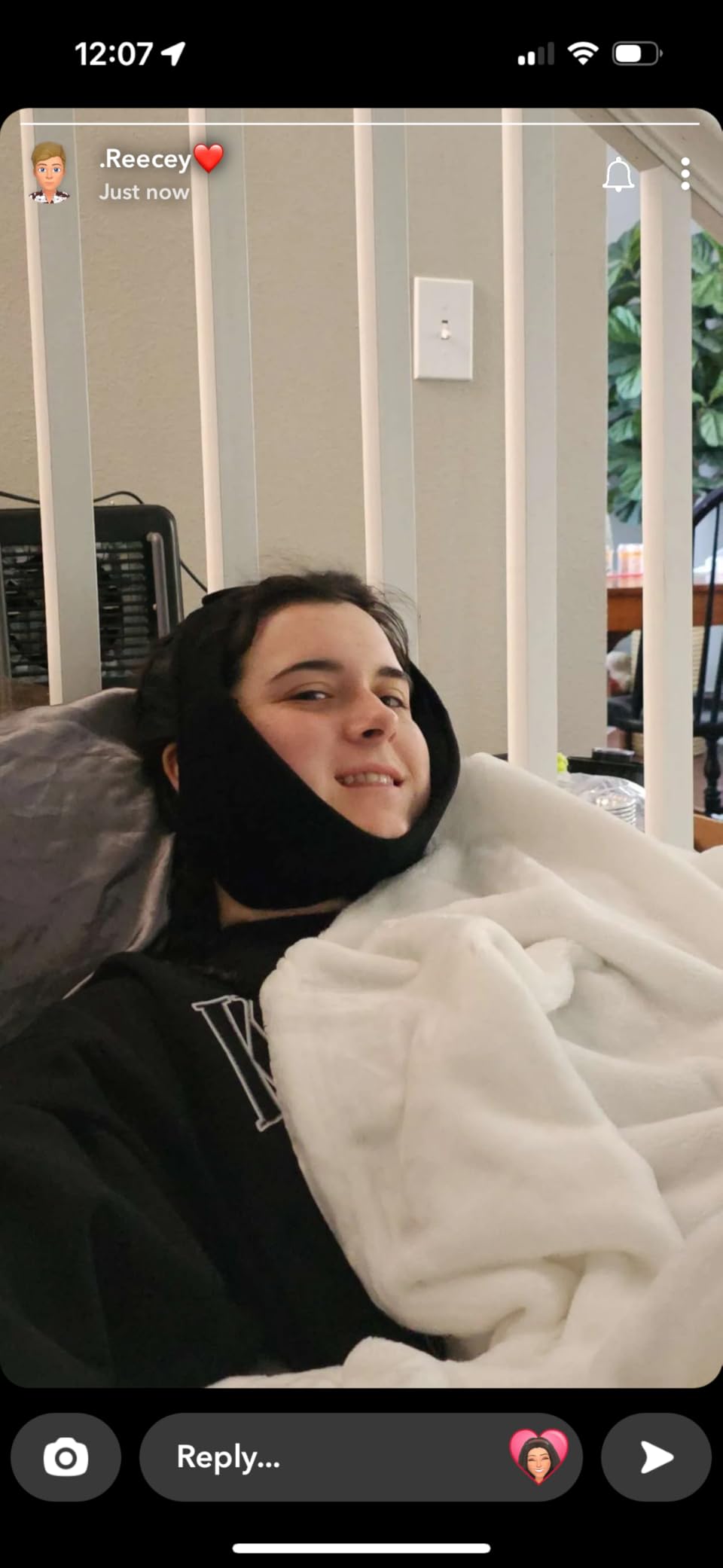 LotFancy Face Ice Pack Wrap for TMJ, Wisdom Teeth, with 4 Reusable Hot Cold Therapy Gel Packs, Pain Relief for Head, Oral and Facial Surgery, Dental Implants, Blue customer photo 1