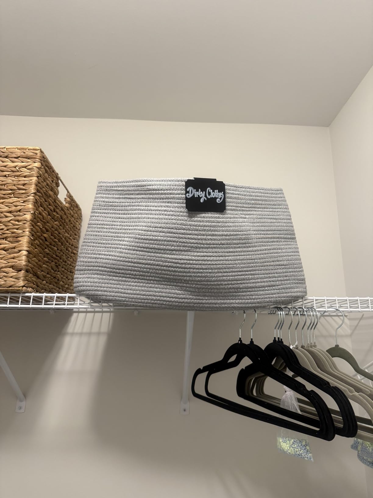 Utopia Home Velvet Hangers 50 Pack - Luxury Non-Slip Slim Pant & Coat Hangers, Strong Space-Saving Clothes Hangers with Pants Bar and 360° Swivel Hook - Black customer photo 1