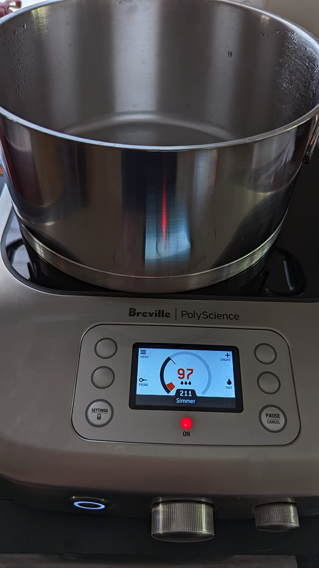 Breville Commercial CMC850BSS Control Freak Precise Temperature Controlled Induction Cooktop, Brushed Stainless Steel customer photo 2