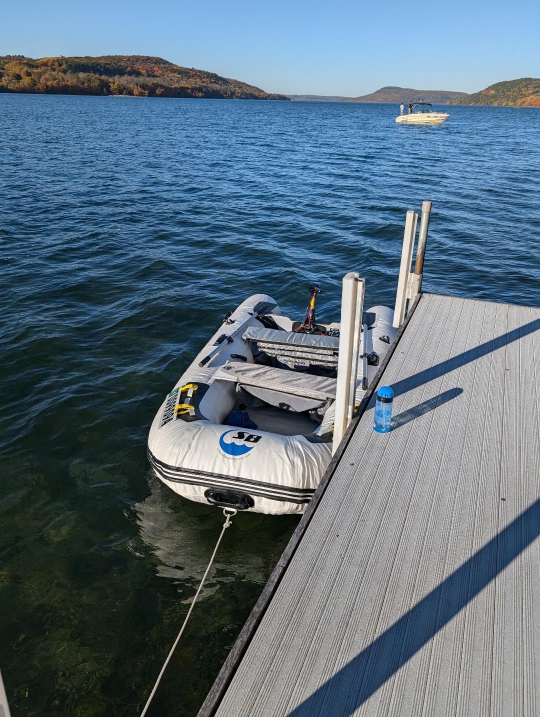 Inflatable Sport Boats Shark 9.8' - Model SB-300 - Aluminum Floor Premium Heat Welded Dinghy with Seat Bag customer photo 2