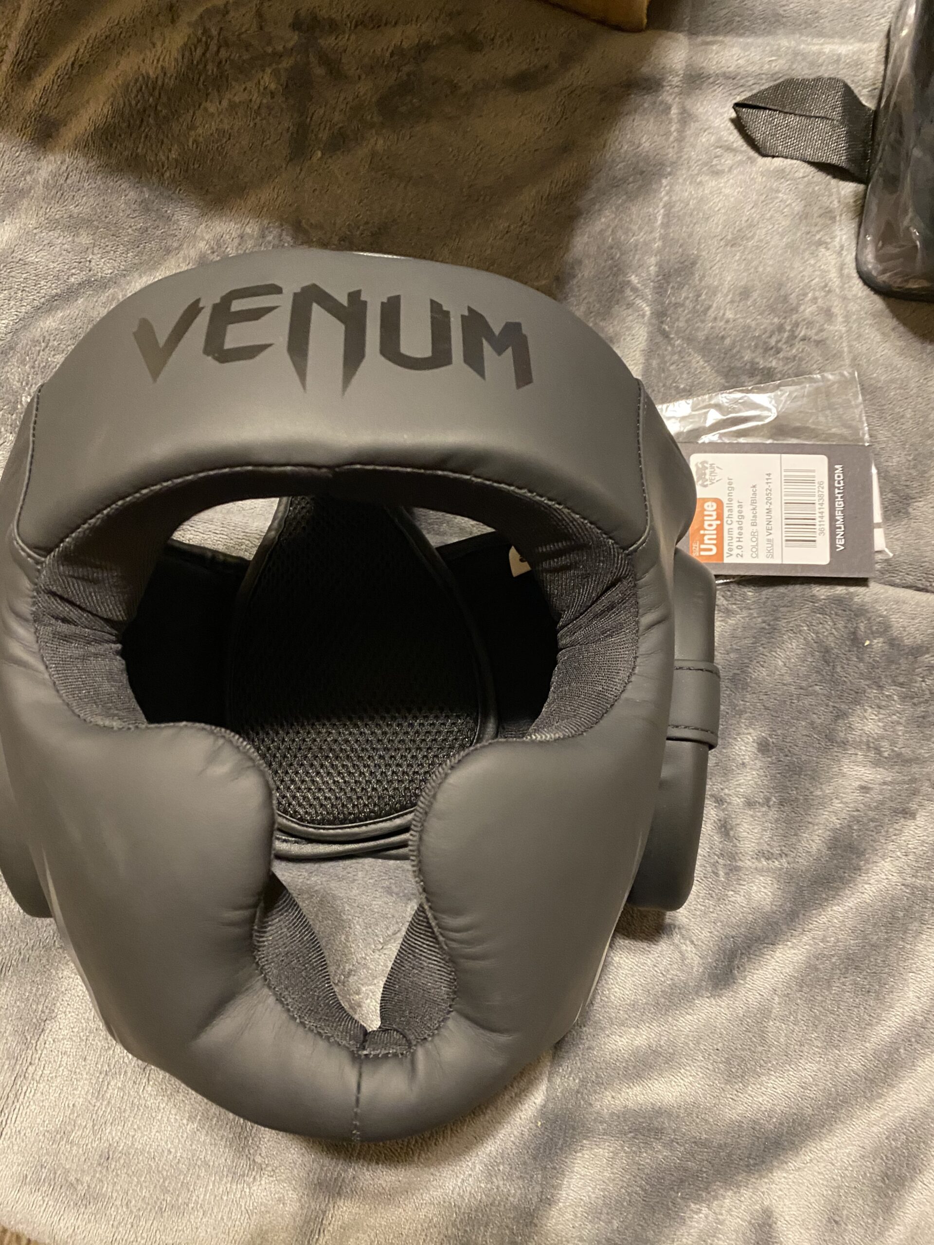 Venum Challenger 2.0 Headgear - Black, One Size customer photo 1