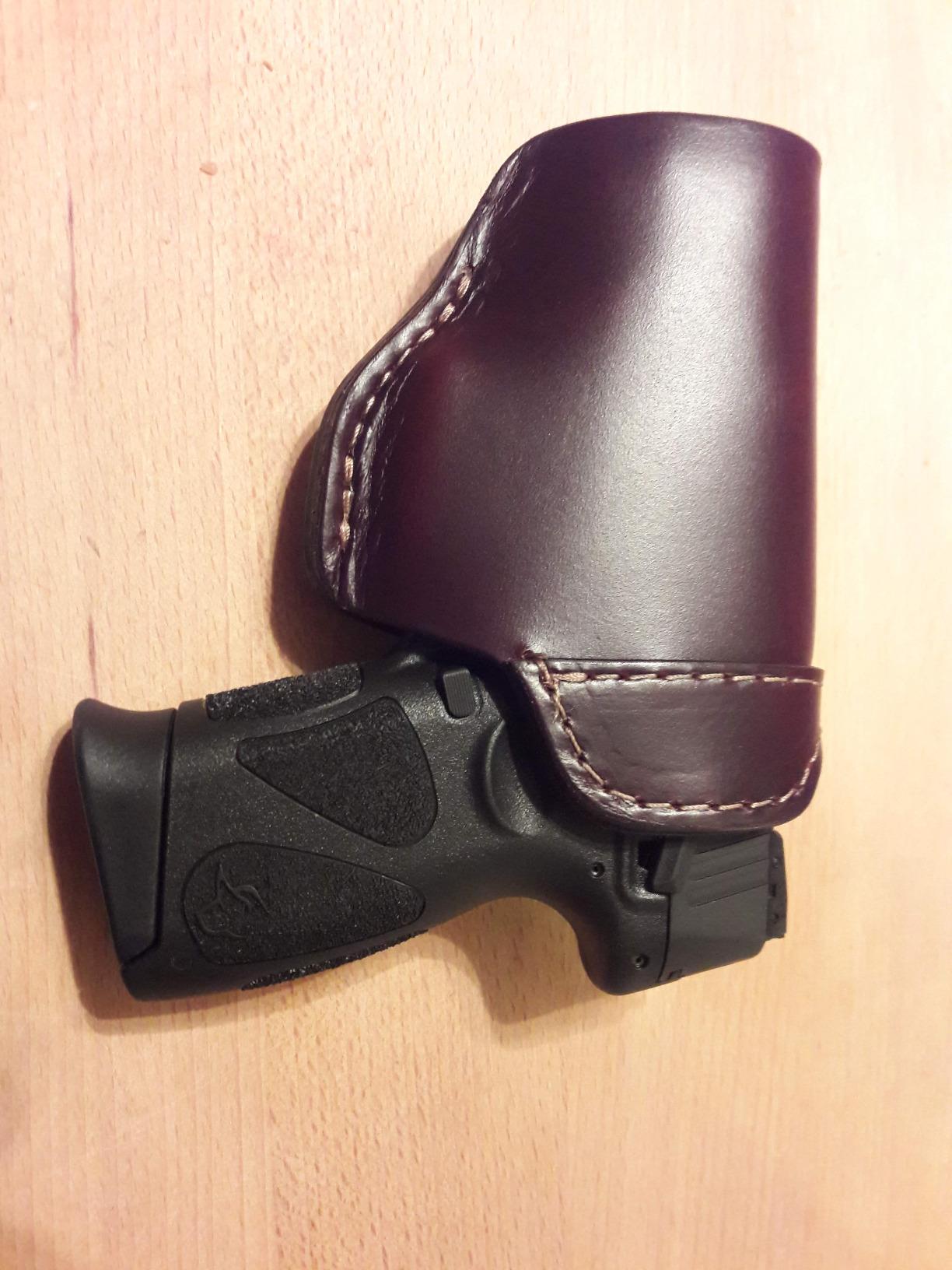 Relentless Tactical The Defender Leather IWB Holster | Made in USA | Fits Glock 17 19 19X 22 26 43 43X 45 customer photo 1