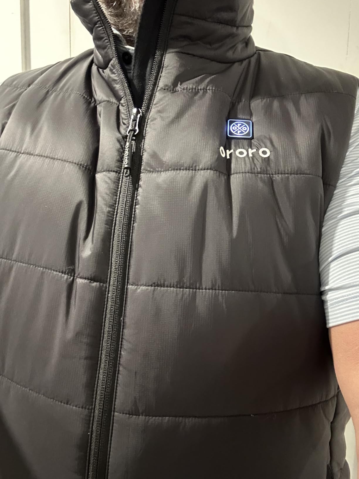 Men's Lightweight Heated Vest with USB-C Rechargeable Battery, Puffer Classic Heating Vest customer photo 2