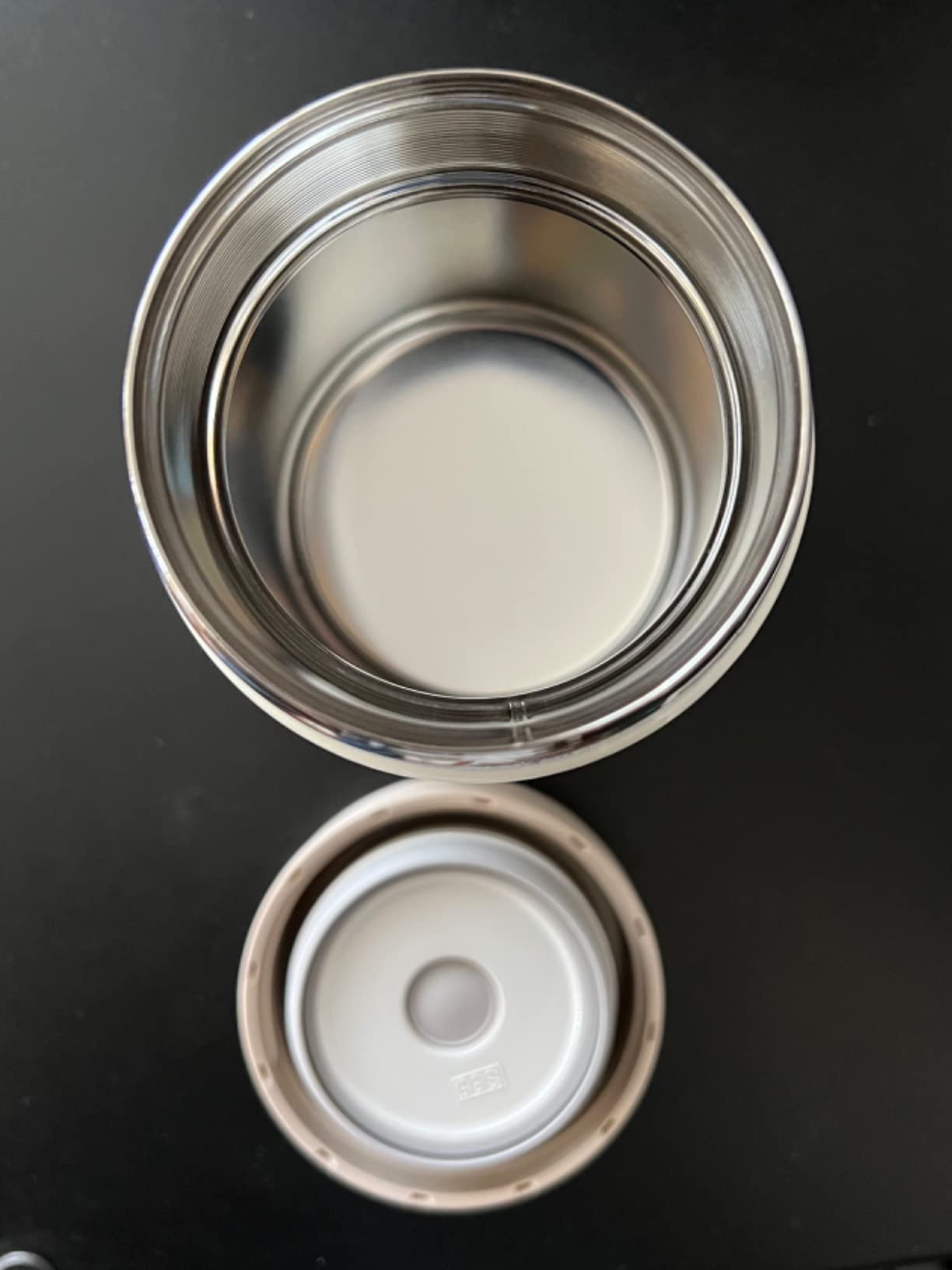 Zojirushi Steel Food Jar, 25-Ounce, Black/Stainless customer photo 1