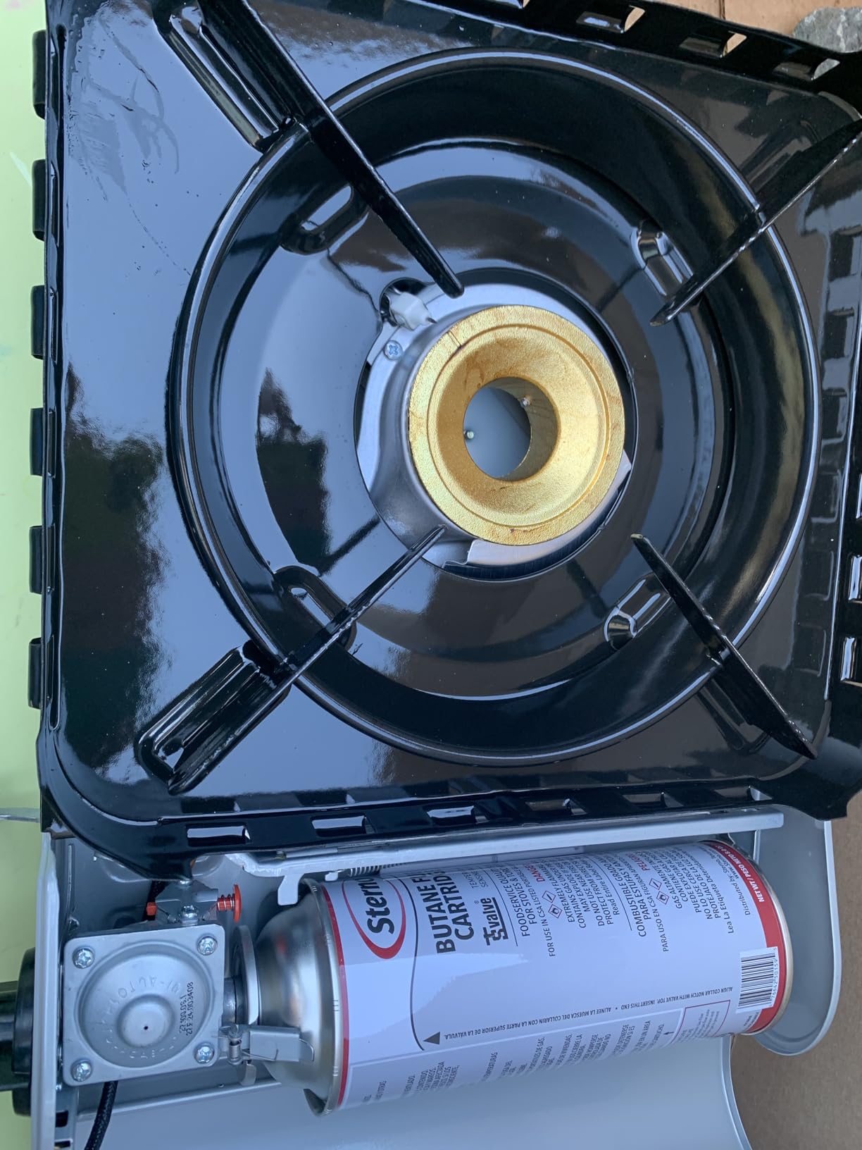 Chef Master 15,000 BTU Butane Portable Camp Stove | Double Wind-Guard Portable Stove Burner w/Piezo Click Ignition for Emergencies, Tailgating, Hiking, Backpacking & Camping Essentials - 90019 customer photo 2