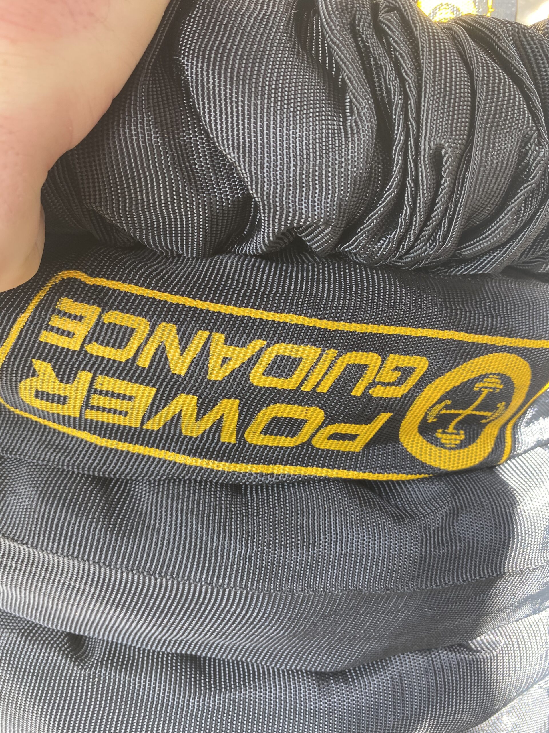 POWER GUIDANCE Battle Rope, 1.5/2 Inch Diameter Poly Dacron 30, 40, 50Ft Length Exercise Equipment for Home Gym & Outdoor Workout, Battle Rope Anchor Included customer photo 1