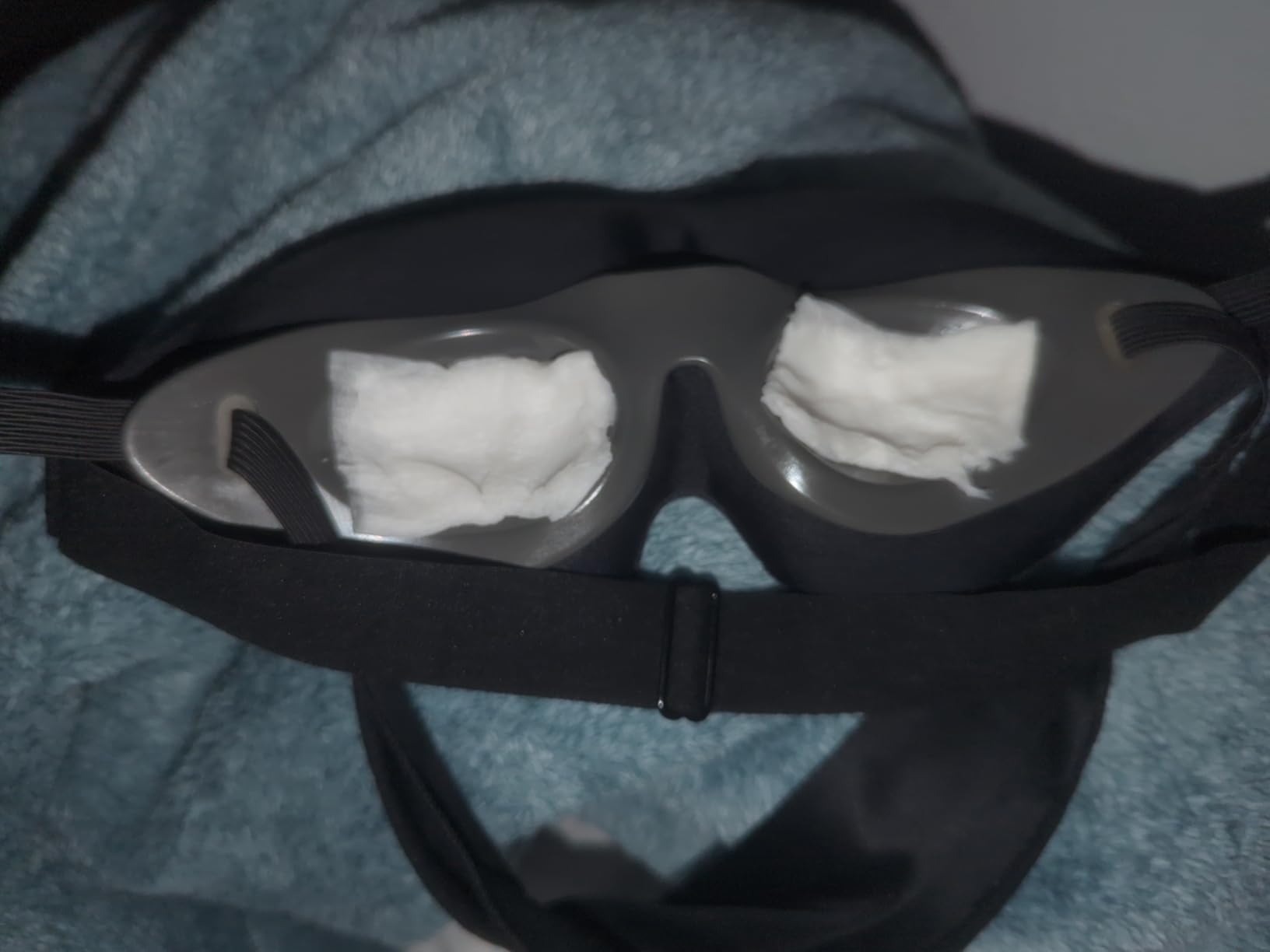 Eyeseals 4.0 Sleep Mask - Clear - Moisturizing Eye Masks for Sleep Keep Dry Air Out - Latex-Free Eye Mask Great for CPAP Users customer photo 1