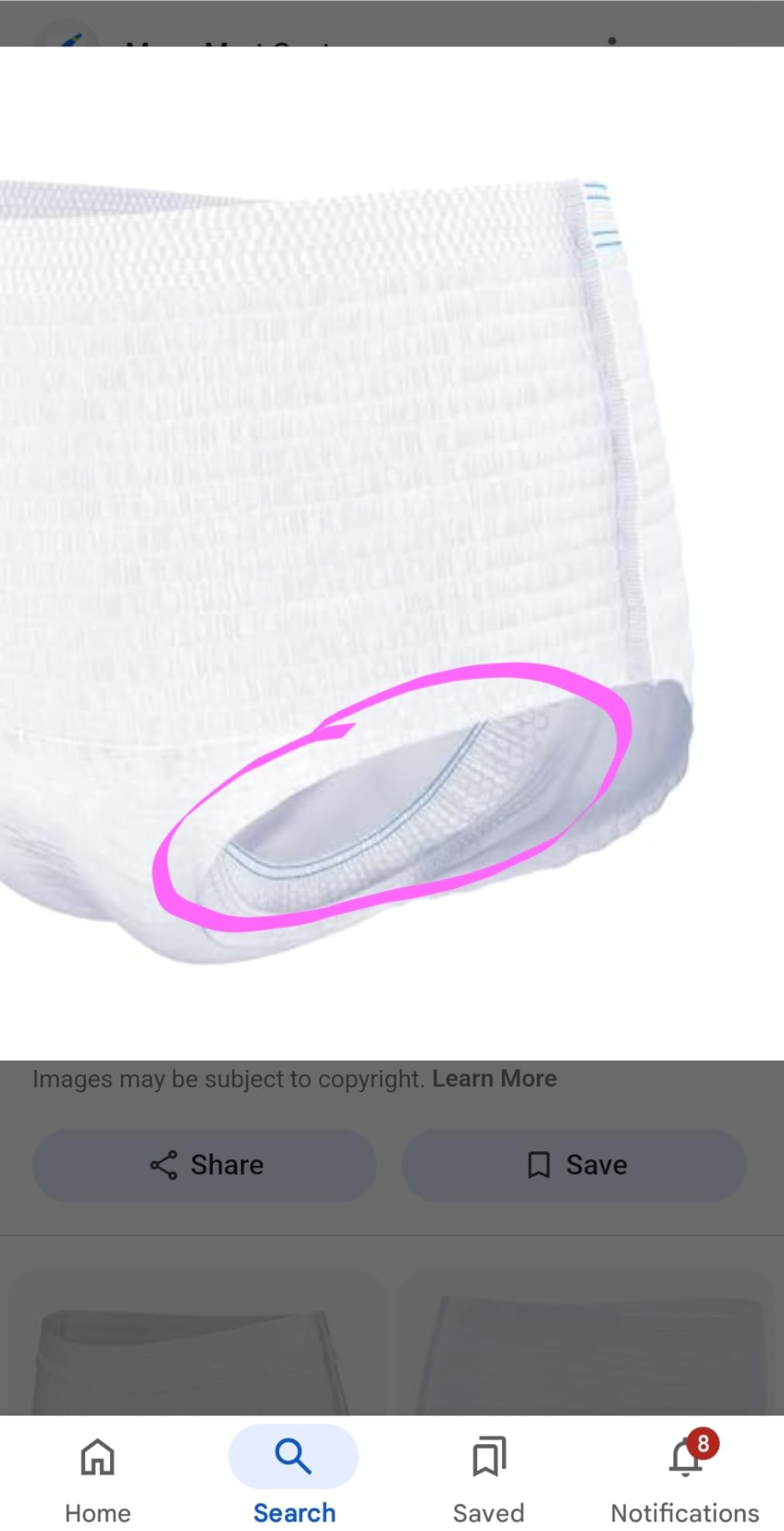 TENA Sensitive Care Overnight Incontinence Underwear for Women, Bladder Control and Postpartum, Extra Large, 56 Count (Waist Size 39in-52in) customer photo 1