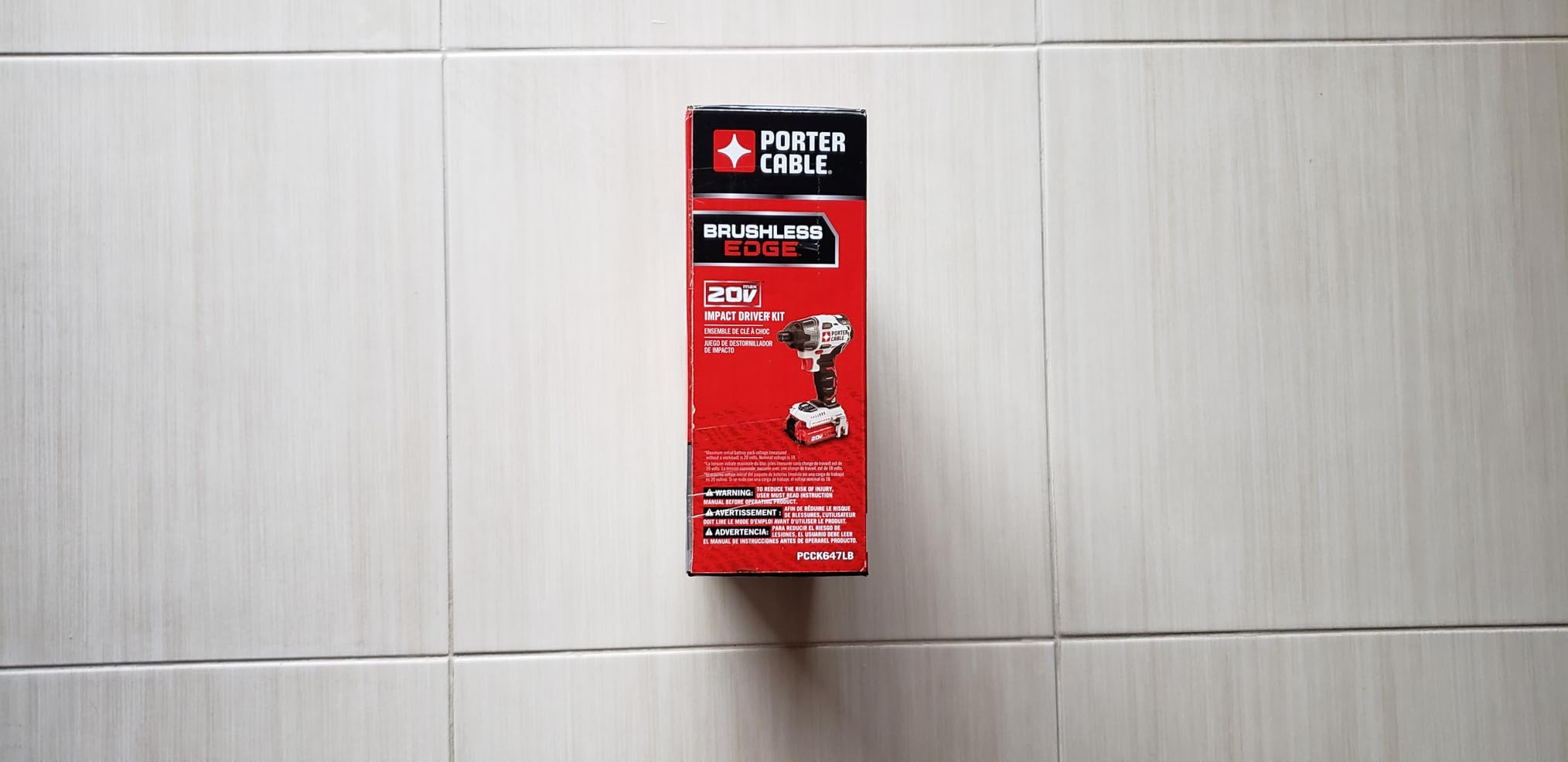 20V MAX Impact Driver, 1/4 Inch, 2,700 RPM, Battery and Charger Included (PCCK647LB) customer photo 1