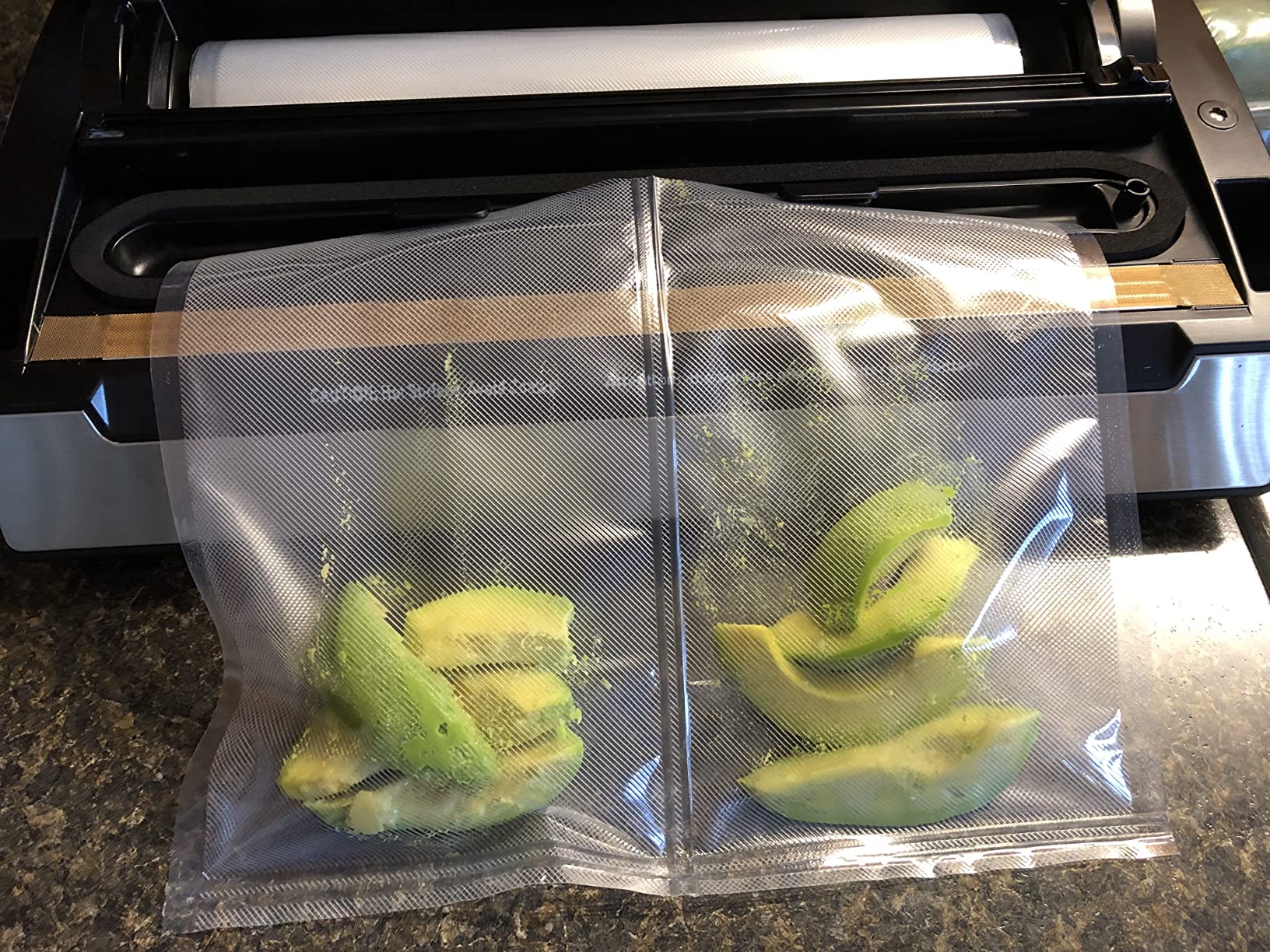 Nesco Deluxe Food VS-12 Vacuum Sealer, 130 Watts, Kit Bags & Viewing Lid, Compact, Silver customer photo 1