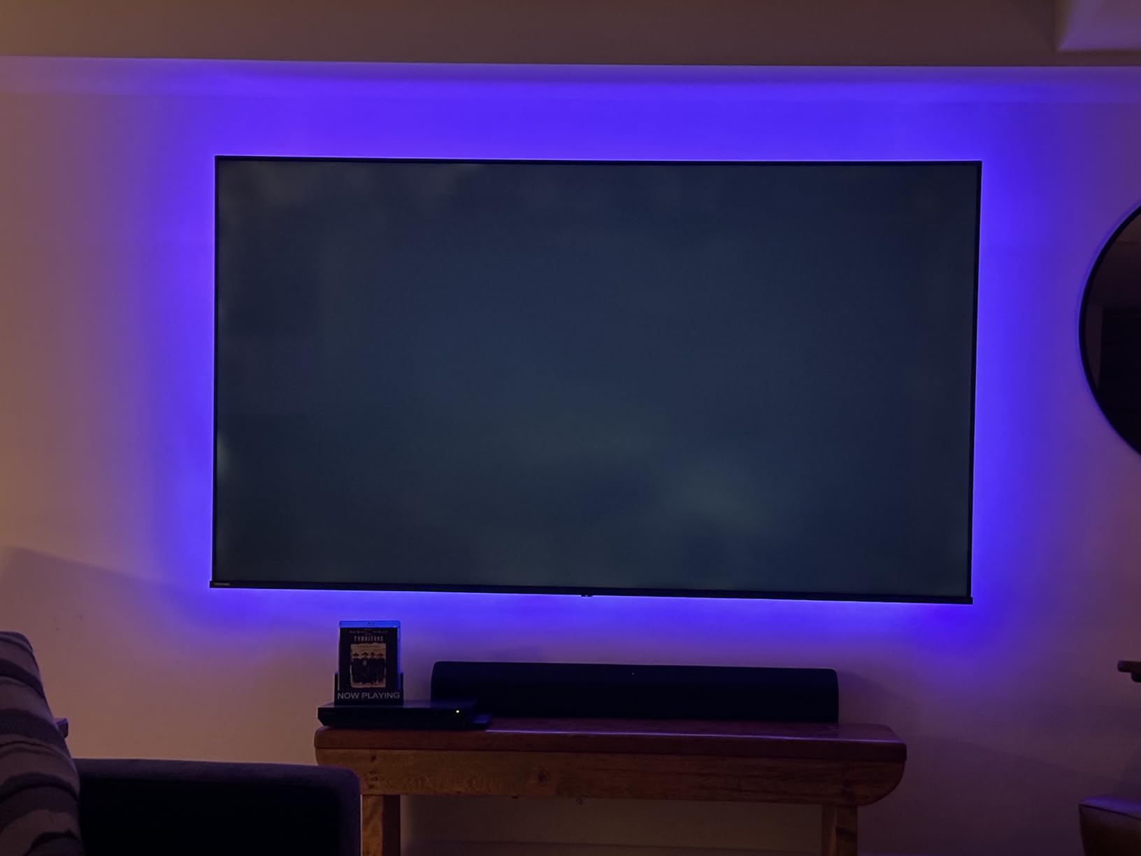 USB TV Backlight LED Strip Lights Kit for 24 to 60 inches Smart TV Sony LG Monitor, LED Bias Ambient Mood Lighting customer photo 1