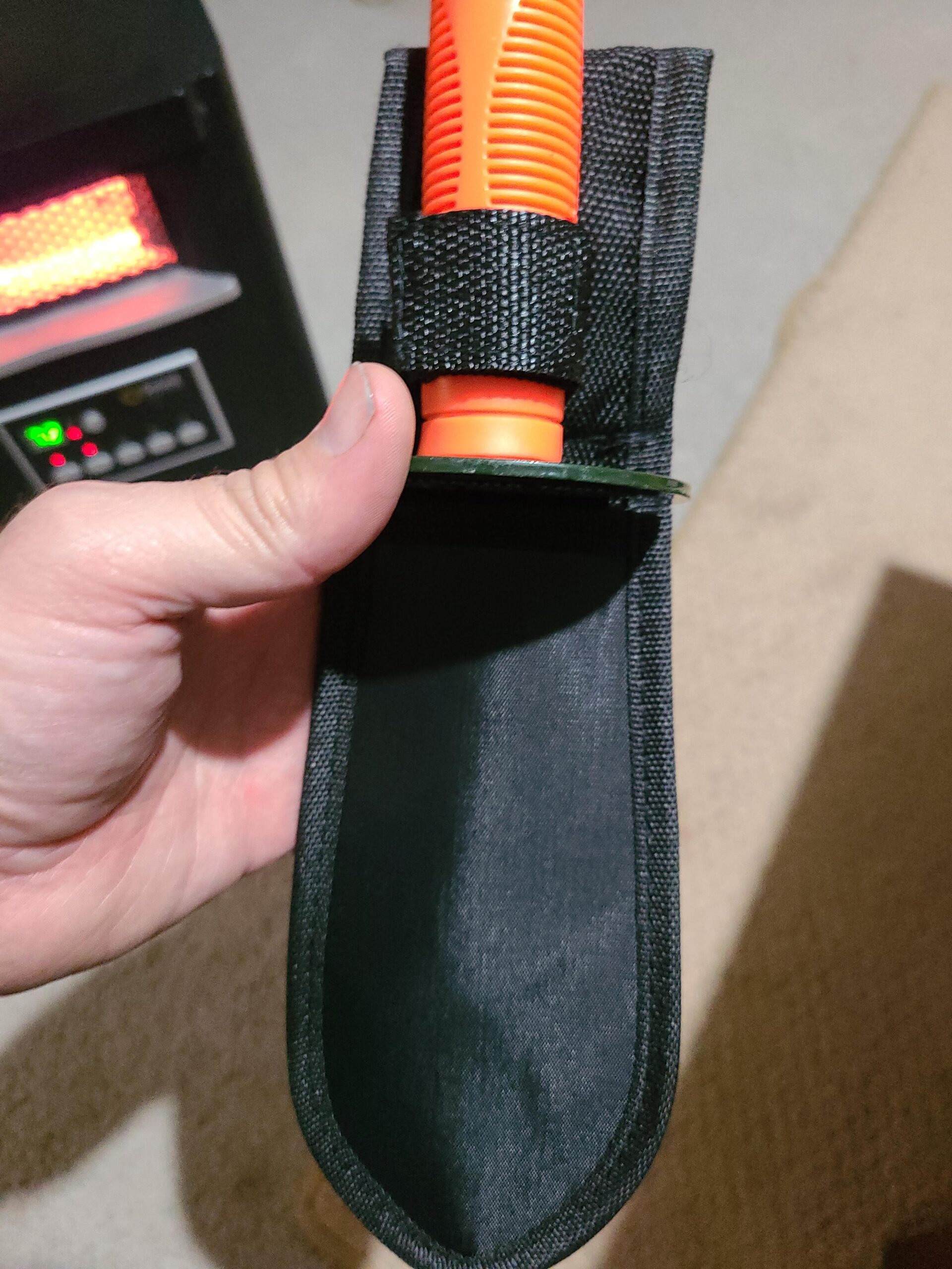 SE Prospector's Serrated Edge Digger Compact Shovel Trowel for Gardening, Metal or Gold Prospecting and Detecting - Includes Carrying Sheath customer photo 2