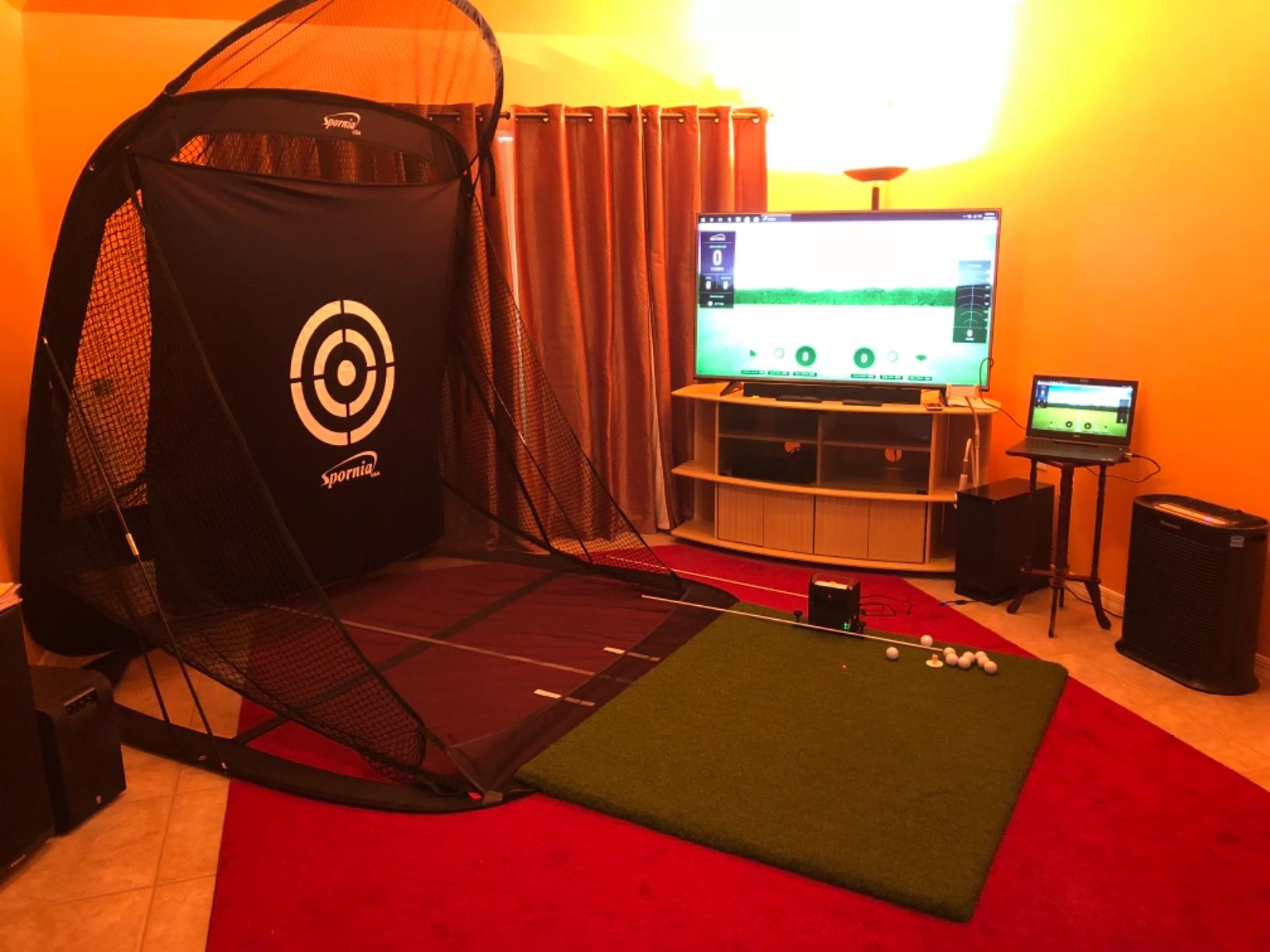 SKYTRAK Golf Launch Monitor | Photometric Technology for Ball Speed, Carry & Total Distance, Spin Rates, Launch & Shot Shape Data | Golf Simulator & Practice customer photo 1