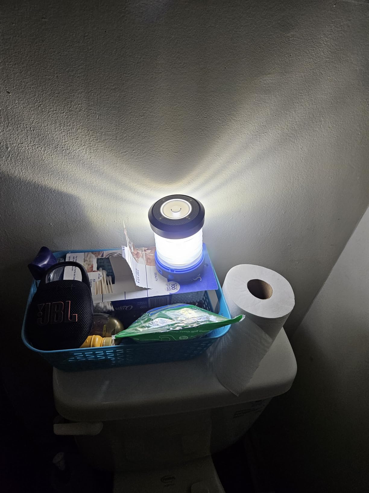 Kizen Outdoor Solar Lantern - Solar or Plug Rechargeable Lantern - Collapsible LED Light for Power Outages - Camping Essential Lamp for Tent Light, Hanging, or Flashlight customer photo 1