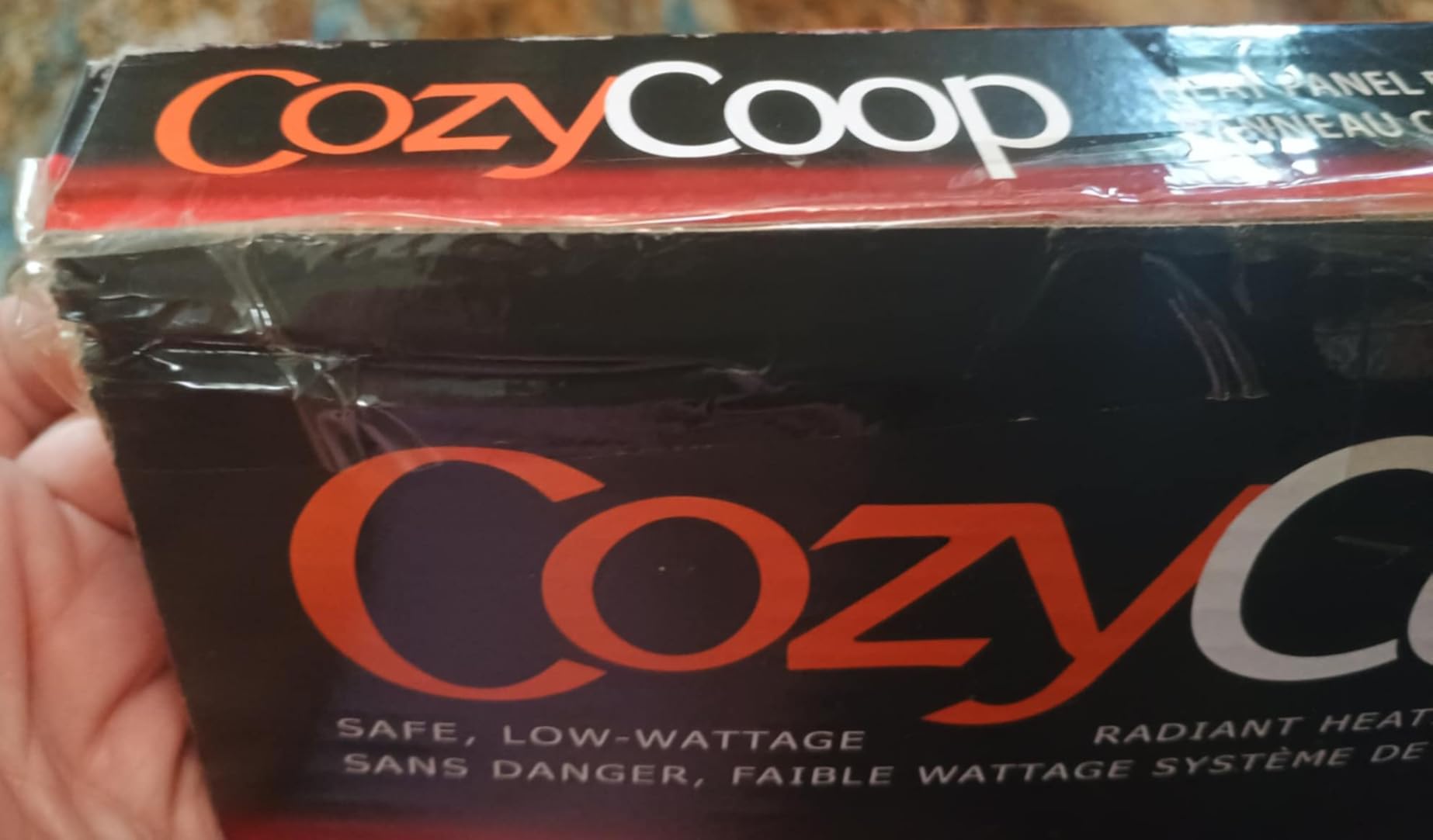 Cozy Products Cozy Coop, Chicken Coop Heater, Flat-Panel Radiant Heater with Thermal Protector, Energy-Efficient, Easy to Install, Ideal for Small Animals, 200 Watts, Black customer photo 2