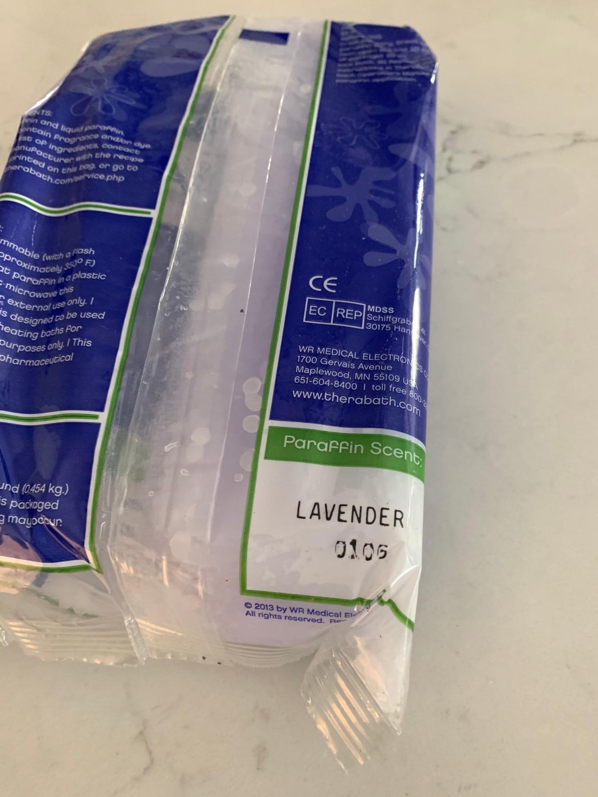 Therabath Professional Thermotherapy TB6 Paraffin Wax Bath - Helps Relieve Arthritis & Muscle Stiffness - Heat Therapy for Hands, Feet, Face & Body - Made in USA - 6 lb. Blooming Lilacs customer photo 2