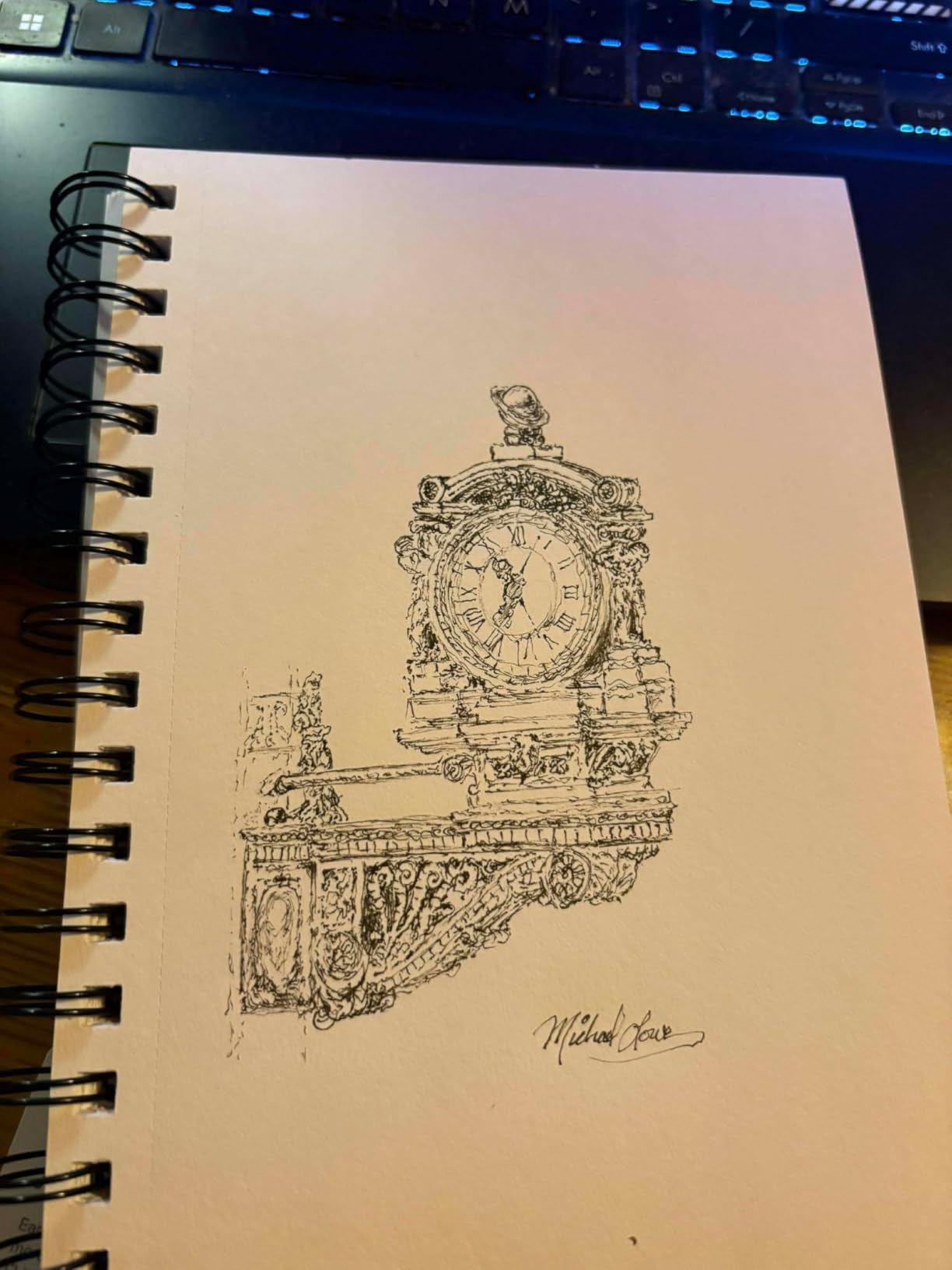 Parker IM Fountain Pen, Black Lacquer with Gold Trim, Fine Nib, Blue Ink Refill, Elegant Gift Box customer photo 1