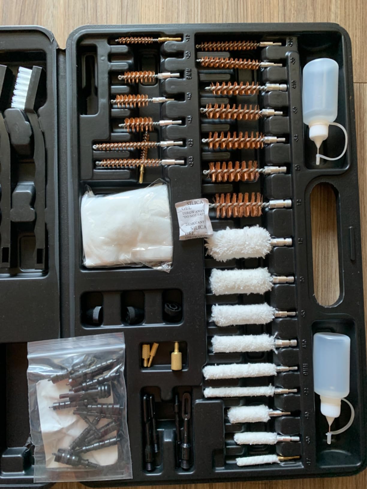 GLORYFIRE Gun Cleaning Kit Universal for Guns, Gun Brushes for Pistol, Handgun, Shotgun, Elite Brass Rods and Wire Rope, Hunting Gear Gun Accessories for Men customer photo 2