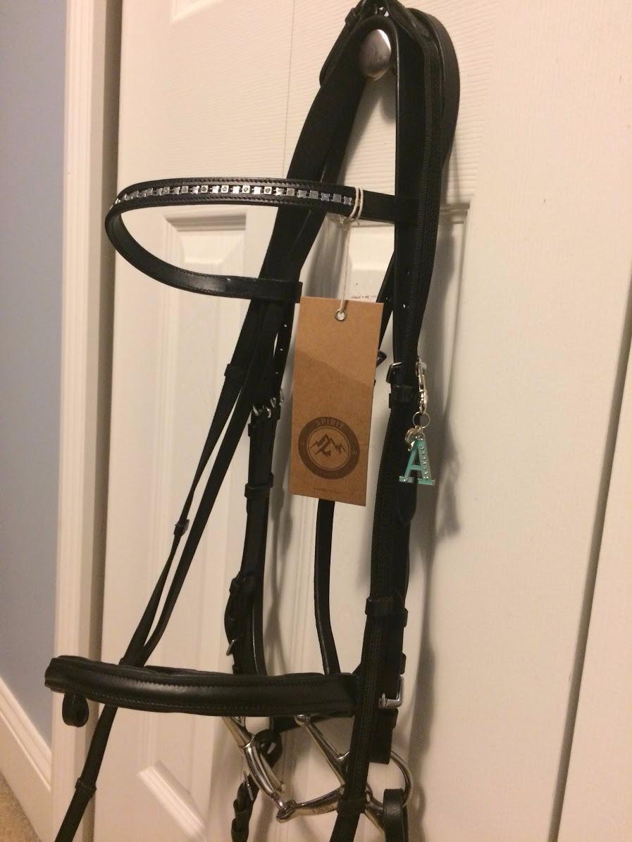 HORZE Weston Padded Leather Snaffle Bridle with Flash Noseband and Web Reins customer photo 1