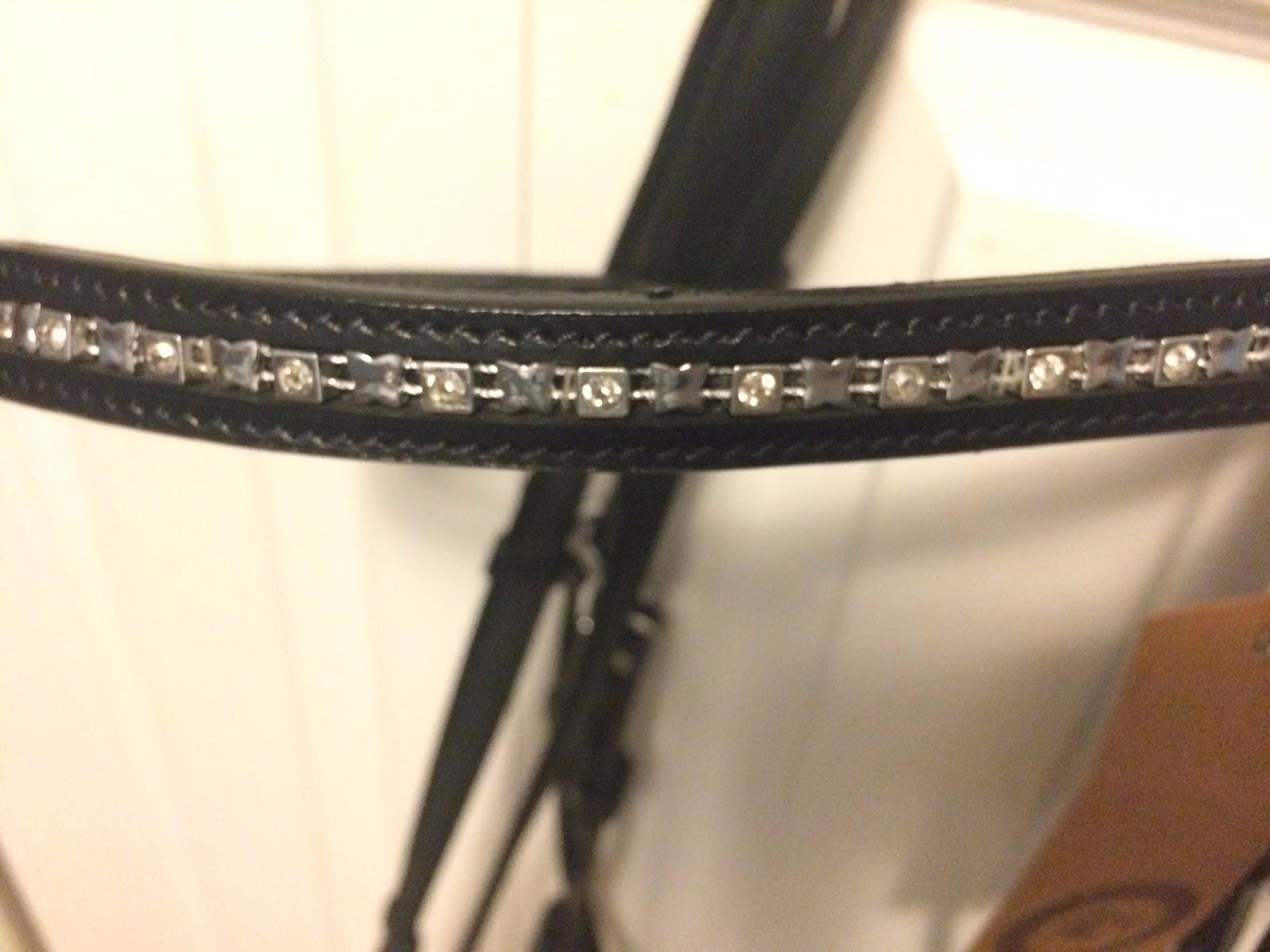 HORZE Weston Padded Leather Snaffle Bridle with Flash Noseband and Web Reins customer photo 2