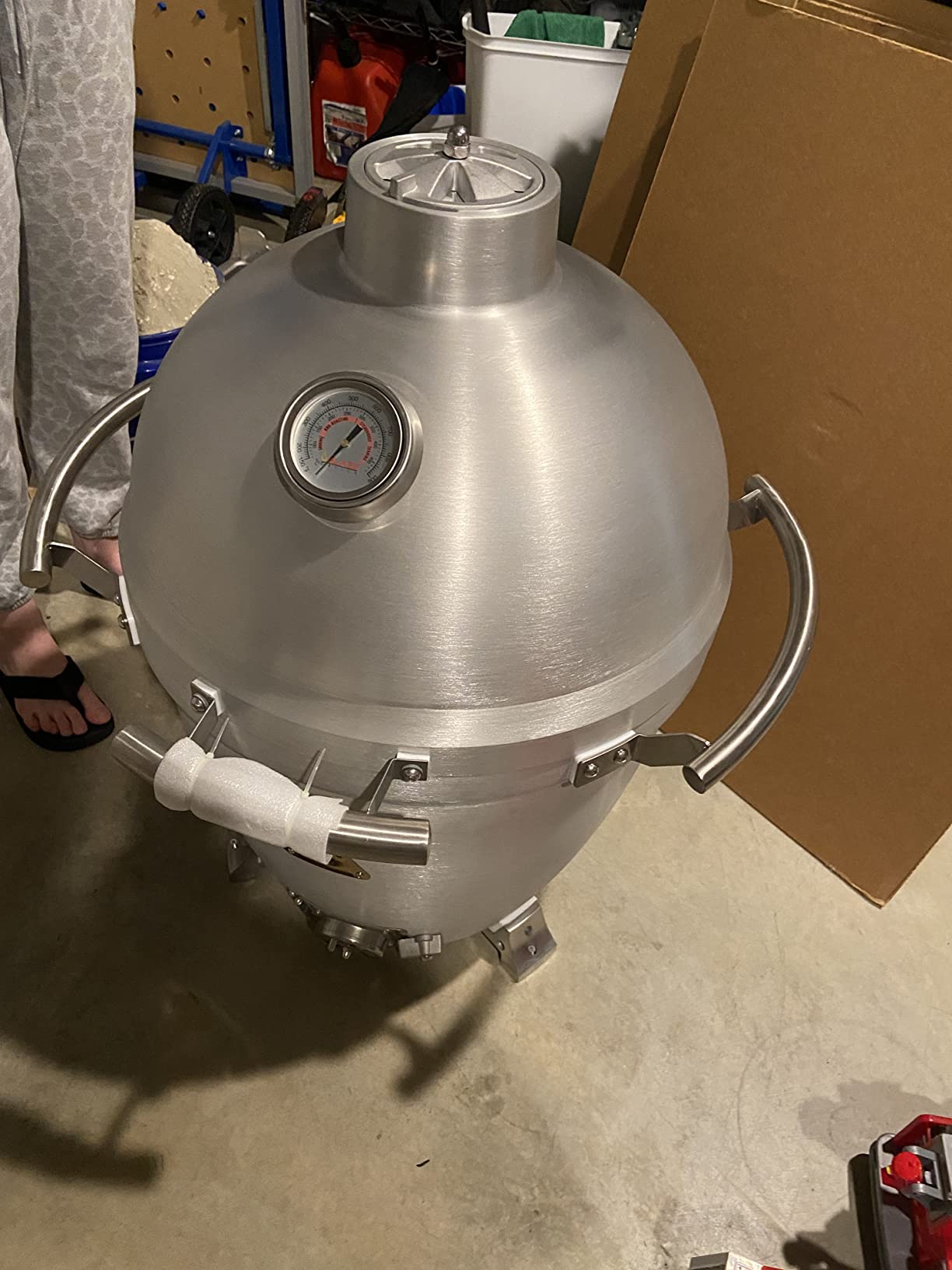 Blaze 20-Inch Cast Aluminum Kamado Grill | Heavy-Duty 1