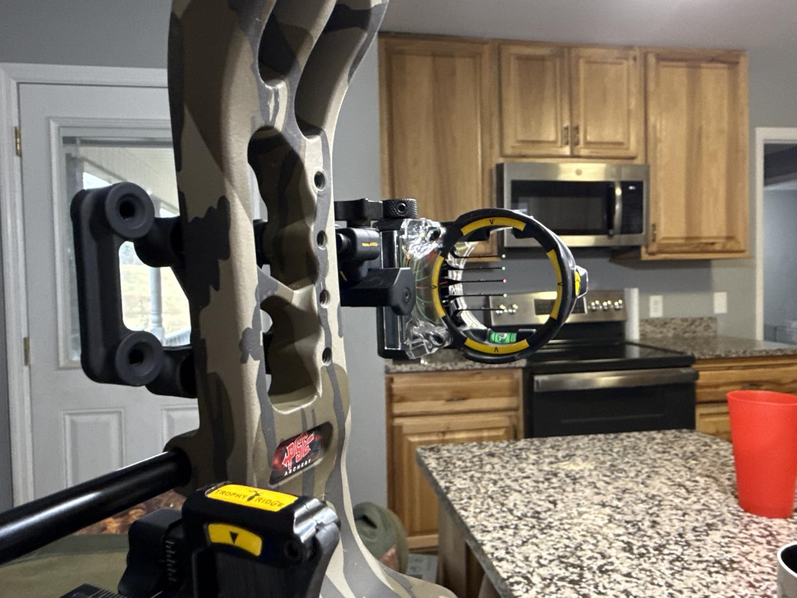 Trophy Ridge React H5 Bow Sight - 5 Pin Sight, Tool Less Windage and Elevation Adustability, 2nd Axis Leveling, Adjustable Click Light customer photo 1