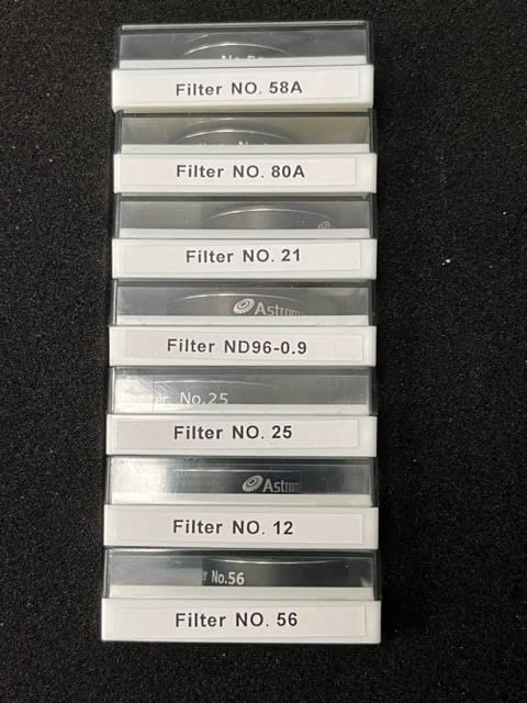 Astromania 14 Piece Telescope Accessory Kit 1.25 Inch Telescope Eyepiece and Filter Set Deluxe Version, 5pcs Plossl Eyepiece Set, 6pcs Colored Filter Set, Moon Filter, 2X Barlow Lens & Sturdy Carry Case customer photo 1