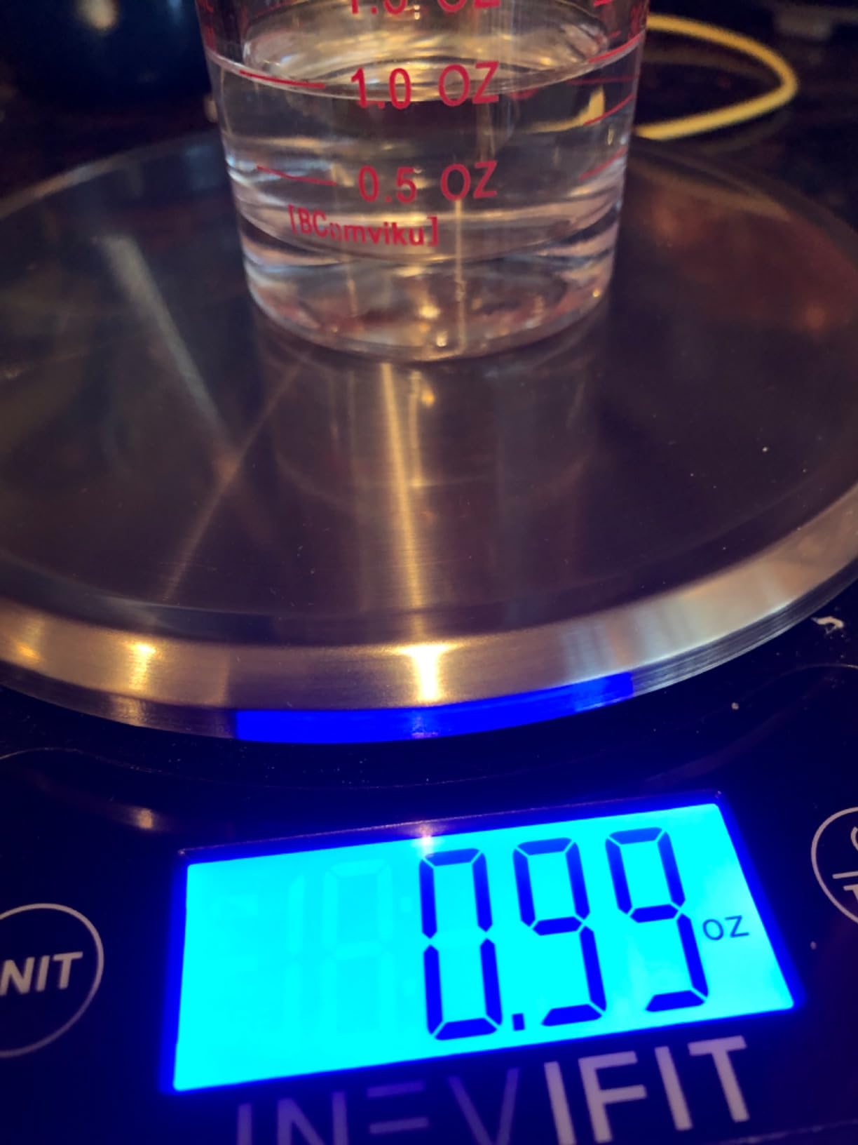 INEVIFIT Digital Kitchen Scale, Highly Accurate Multifunction Food Scale 13 lbs 6kgs Max, Clean Modern Black with Premium Stainless Steel Finish. Includes Batteries customer photo 2