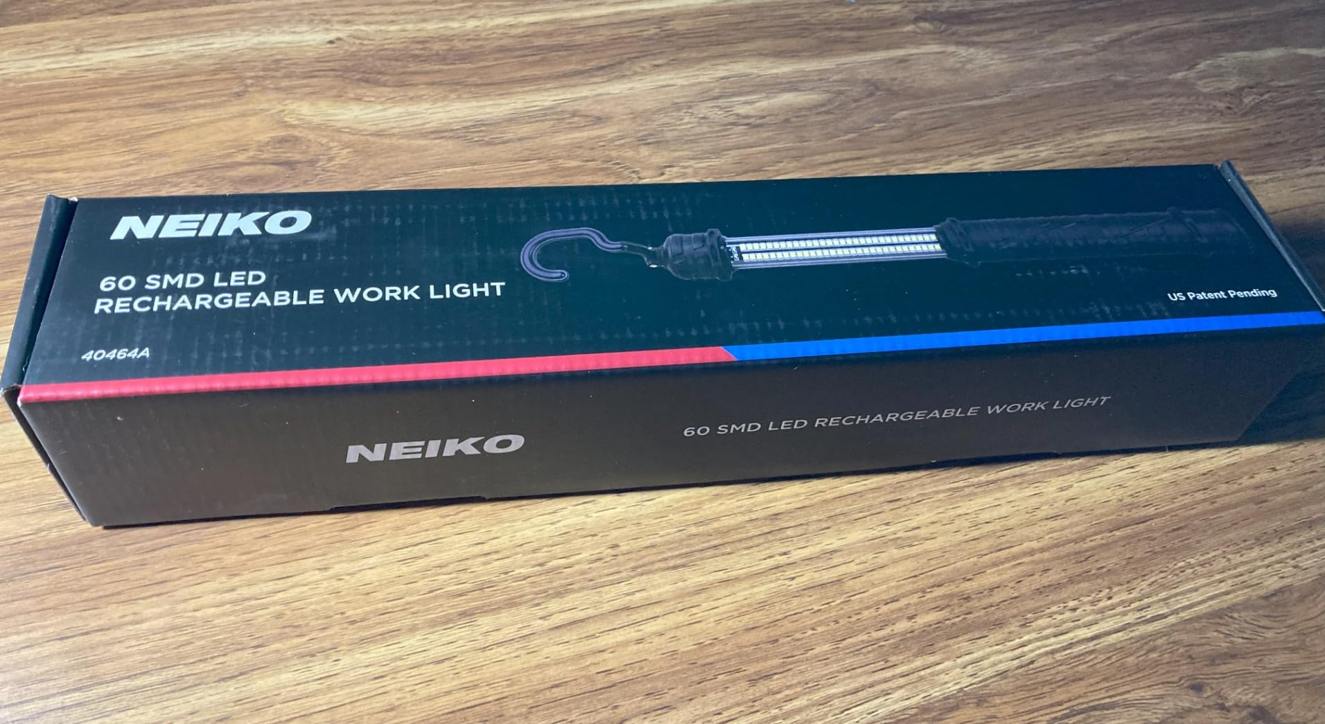 NEIKO 40447A Rechargeable Cordless Underhood Work Light, 202 SMD LED Light Bar with Max 1,200 Lumens, Li-Ion Battery, and 2 Brightness Modes customer photo 1