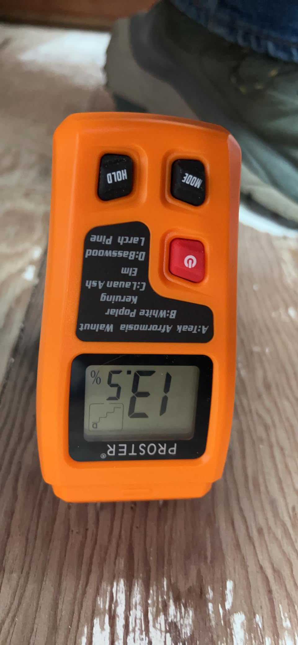 Proster Wood Moisture Meter - Digital Moisture Detector Moisture Tester, Pin-Type Moisture Detector Damp Tester for Wood Firewood Paper Floor customer photo 1