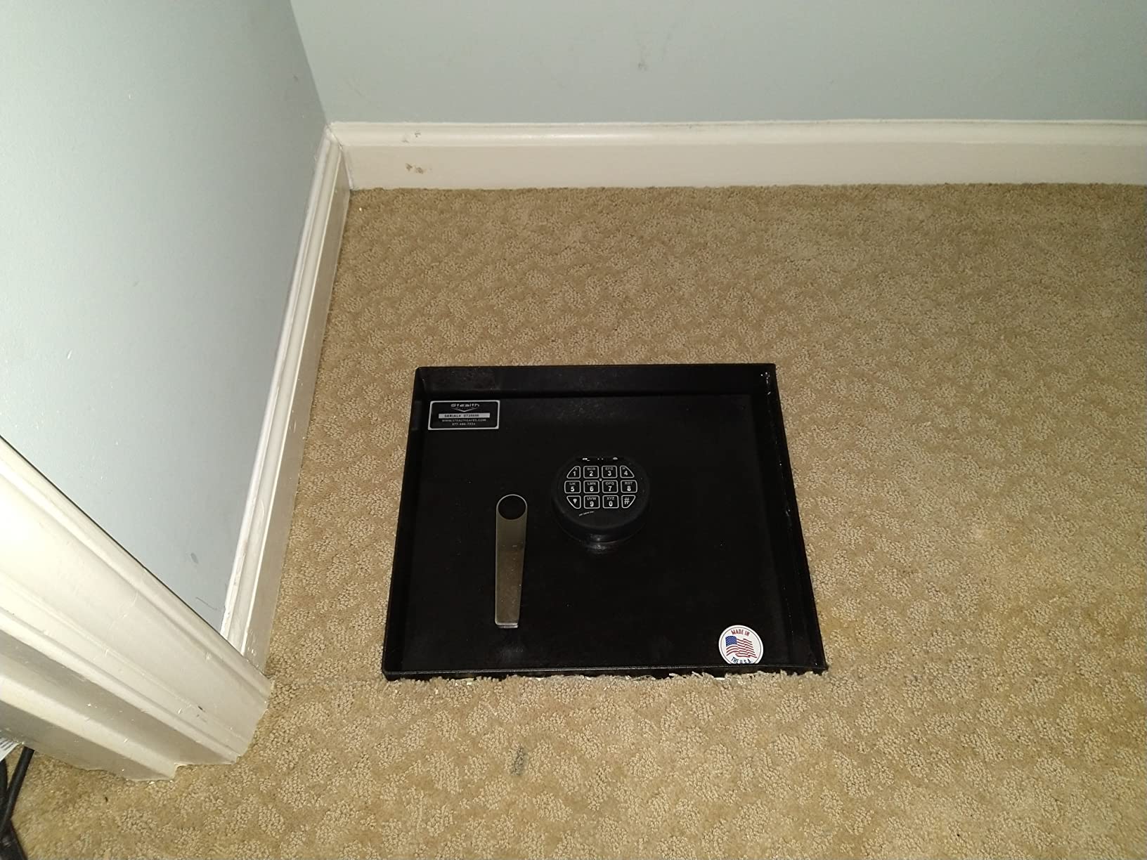 Floor Safe Made in USA B1500 In-Ground Home Security Vault High Security Electronic Lock customer photo 1