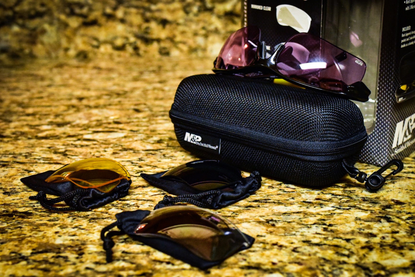 Smith & Wesson M&P Harrier Half Frame Interchangeable Shooting Glasses with Impact Resistance & Anti-Fog Lenses customer photo 1