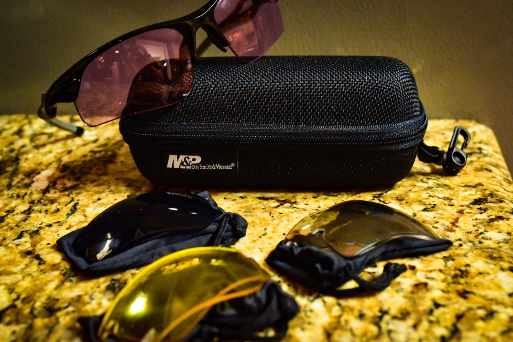 Smith & Wesson M&P Harrier Half Frame Interchangeable Shooting Glasses with Impact Resistance & Anti-Fog Lenses customer photo 2