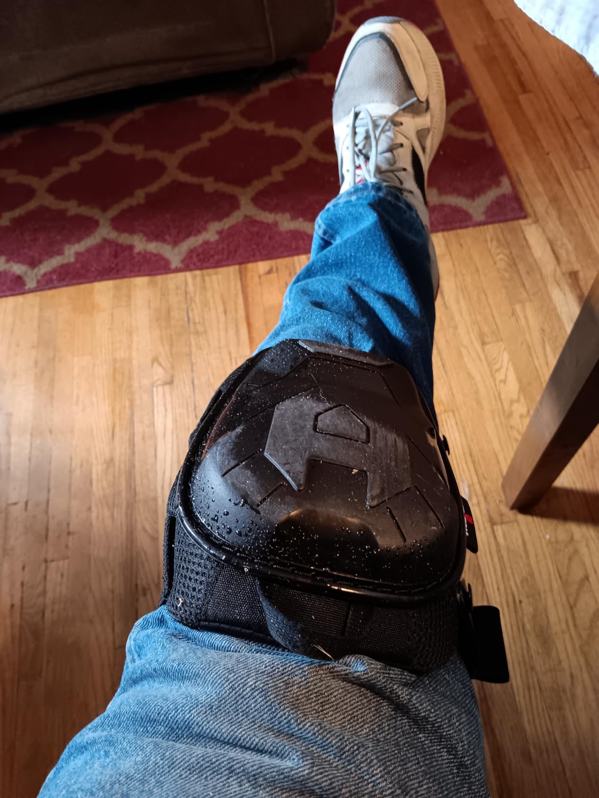 NoCry Professional Gel Knee Pads for Work with Soft Foam and Gel Cushion - Heavy Duty Cap, Reinforced Adjustable Straps, Military Grade Rivets and Built-in Hang Loops - Perfect for Construction customer photo 1