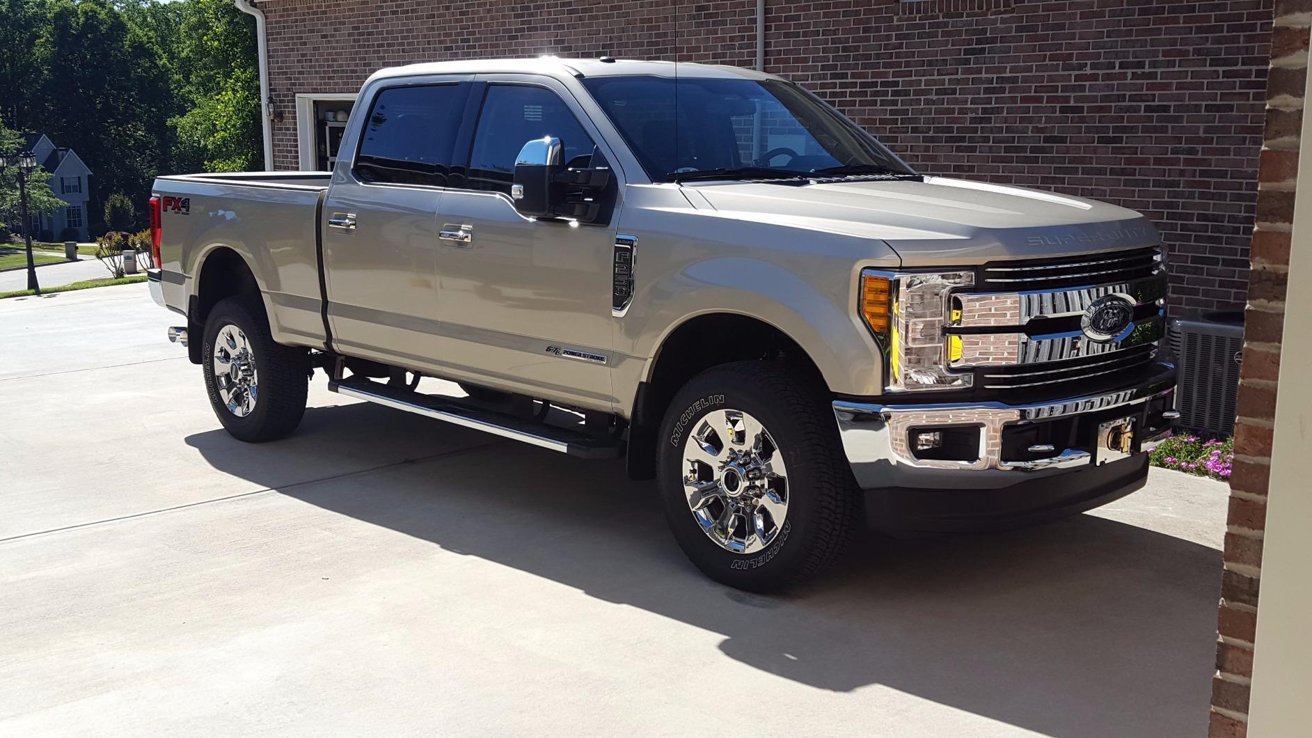 Husky Liners - Front & Rear Mud Guards | Fits 2017-2024 Ford F-250/F-350 w/Single Rear Wheels & w/o OEM Fender Flares - Black, 4 Pc | 58466 customer photo 1