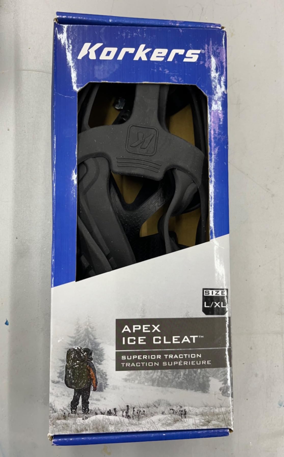Korkers Apex Ice Cleat - Aggressive and Durable Ice Traction - 20 Multi-Directional Saw-Tooth Spikes customer photo 2