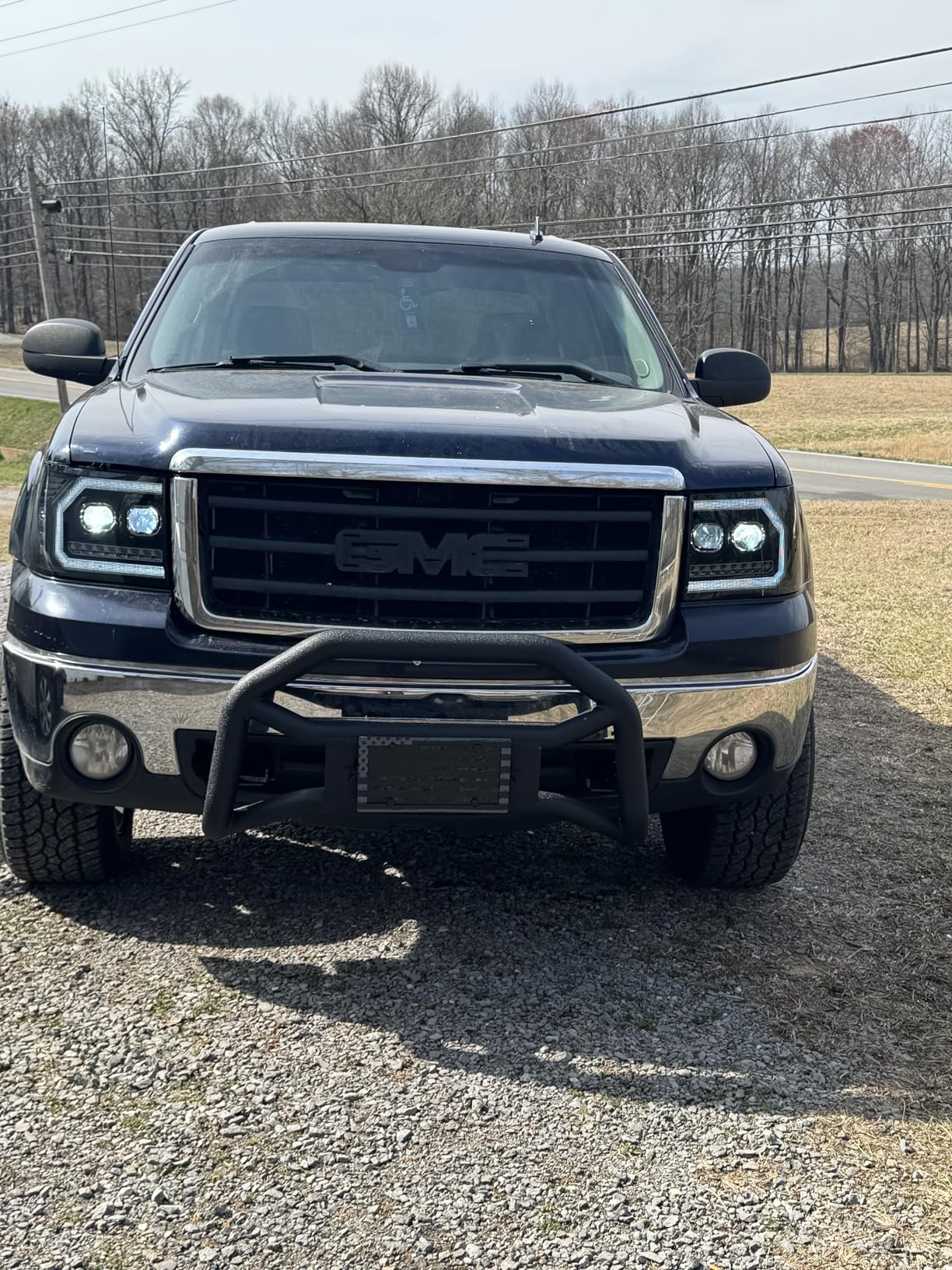 Tyger Auto TG-GD6C60048 Front Bumper Guard Compatible with 2007-2018 Chevy Silverado / GMC Sierra 1500 (Exclude 2007 Classic Models) | Textured Black | Light Mount | Bull Bar customer photo 1