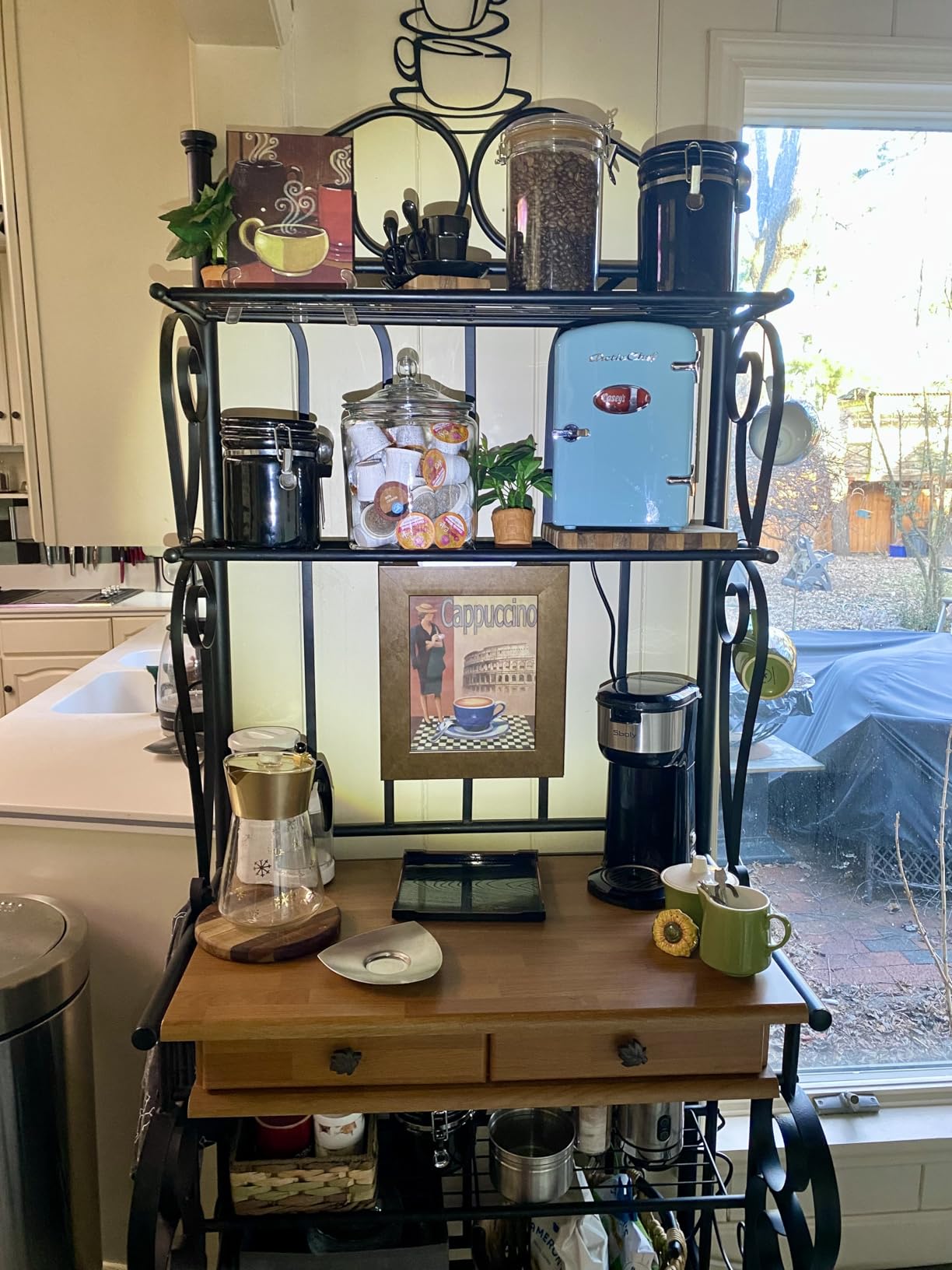 ARCTIC CHEF Compact refrigerators Multi Colors, Office Product, small meal cool, Beverage, Drinks (Blue) customer photo 1