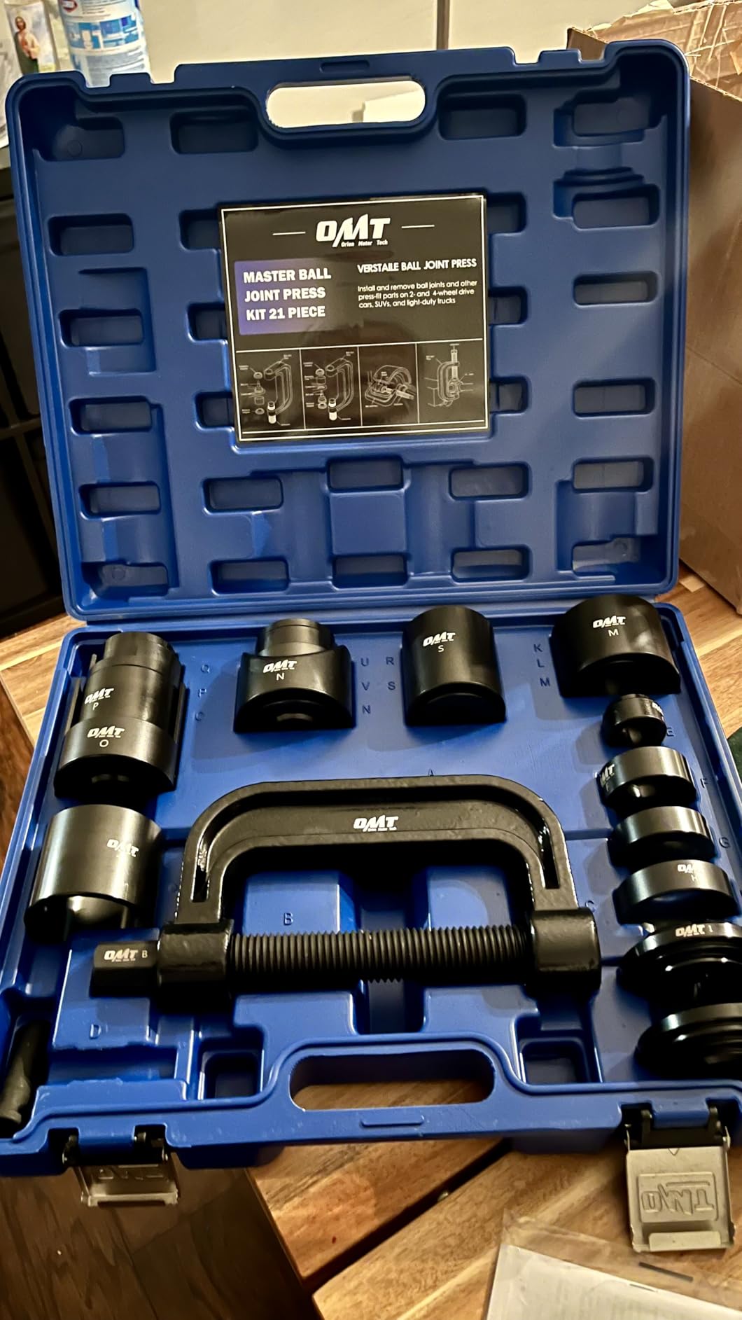 Orion Motor Tech Ball Joint Press Kit, 21-Piece Ball Joint Removal Tool for Installing and Removing Ball Joints, U Joints, and Anchor Pins, Heavy Duty Ball Joint Press Tool for 2WD and 4WD Vehicles customer photo 1