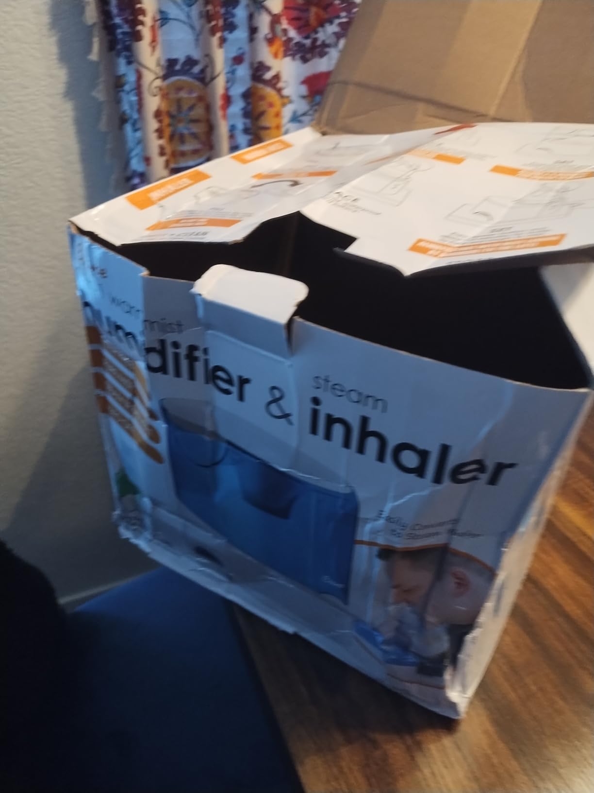 Crane Steam Inhaler & Warm Mist Humidifier, 0.5 Gallon, Humidifier FSA Eligible, Blue & White, Ideal Humidifiers for Bedroom, Sinus Inhaler, Vaporizer HSA, Vaporizer For Congestion customer photo 2