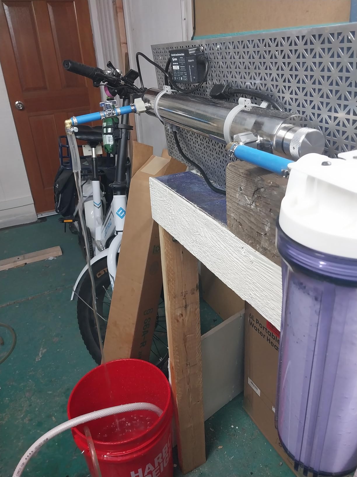 HQUA-OWS-6 Ultraviolet Water Purifier Filter for Kitchen Water Purification,6GPM 110V 25W Model HQUA-UV-6GPM + 1 Extra UV Tube customer photo 2