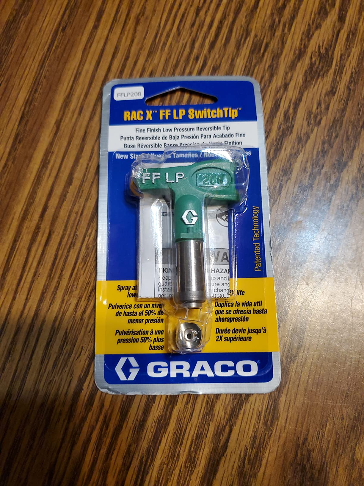 Graco FFLP208 Fine Finish Low Pressure RAC X Reversible Tip for Airless Paint Spray Guns customer photo 2