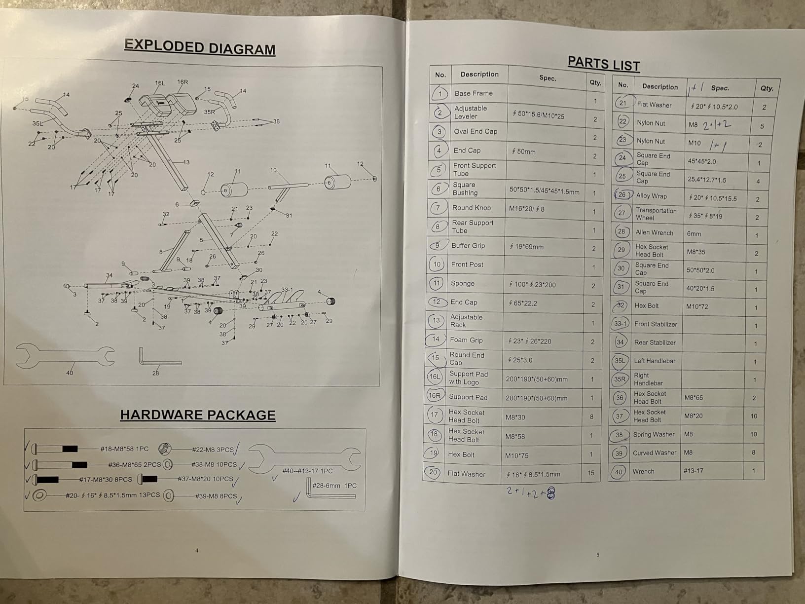 Sunny Health & Fitness Foldable Hyperextension Roman Chair w/Back Extension, Home Gym Sit Up Bench for Glute & Ab Workouts, Optional Adjustment Incline & Multi-Function Heavy-Duty Exercise Equipment customer photo 2