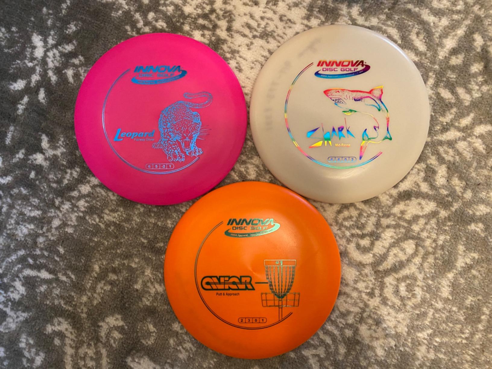 Innova Disc Golf Set - Driver, Mid-Range & Putter, Comfortable DX Plastic, Colors May Vary (3 Pack) customer photo 2