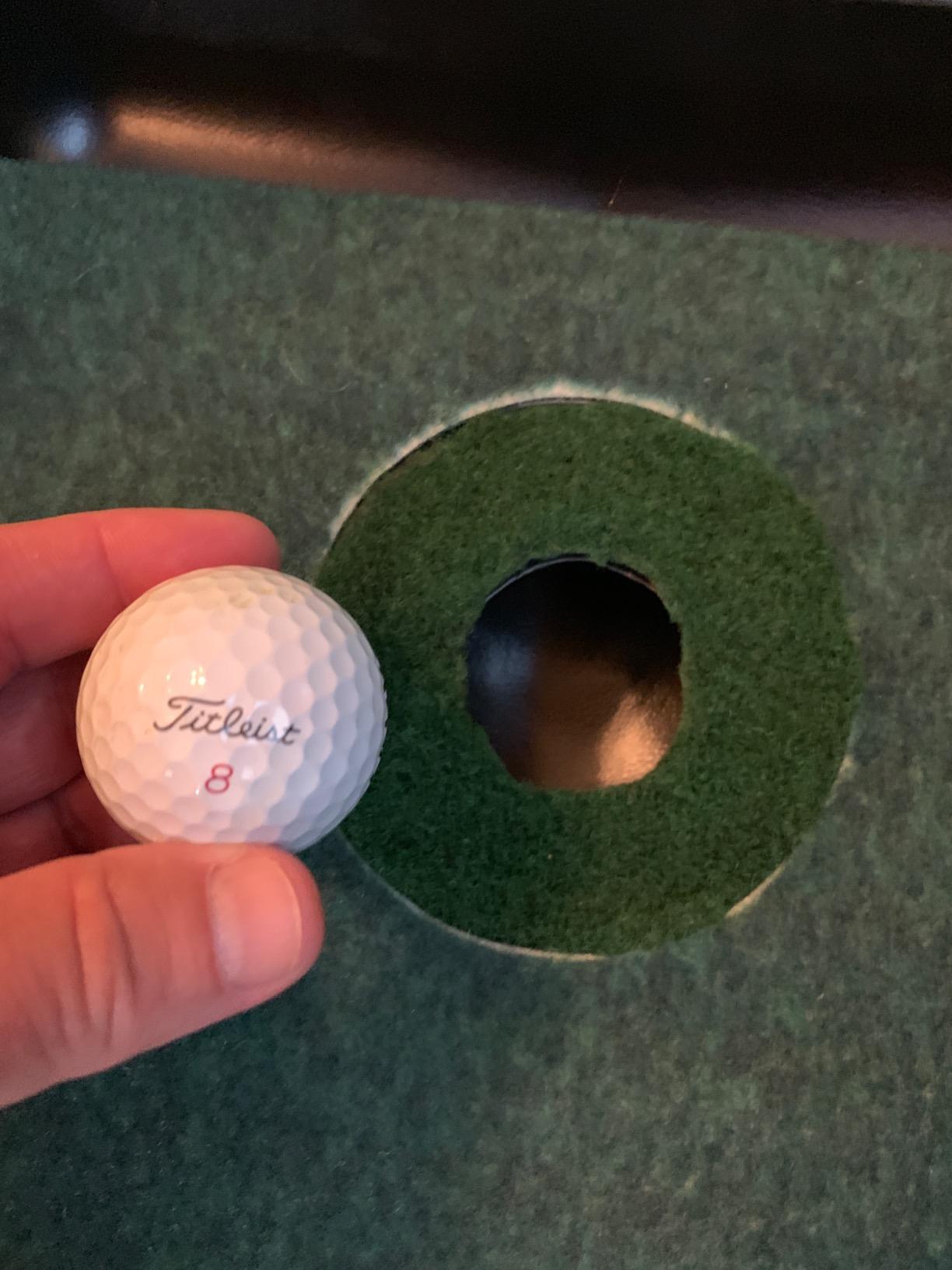 SKLZ Putting Green: Perfect Your Golf Skills with Realistic Home Practice - Improve Your Putting Stroke, Lower Your Scores, and Enjoy Convenient, Training Anytime, Anywhere! customer photo 1